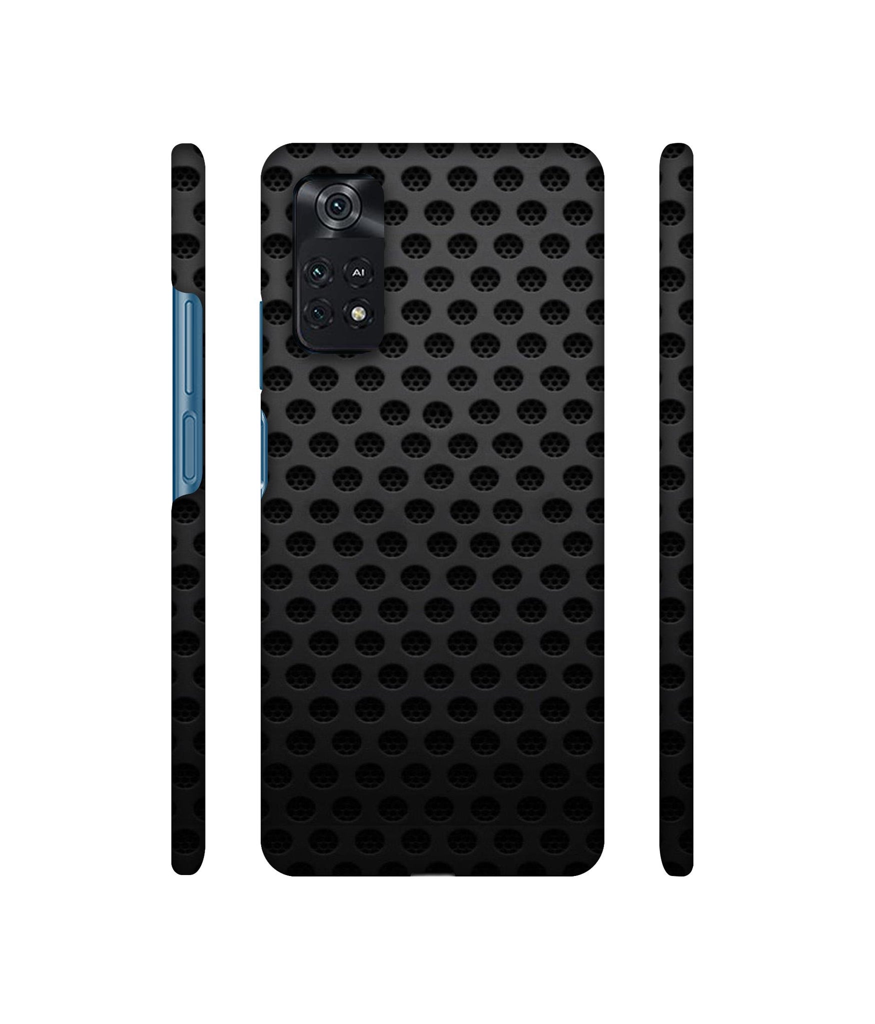Black Circle Designer Hard Back Cover for Mi Poco M4 Pro 4G