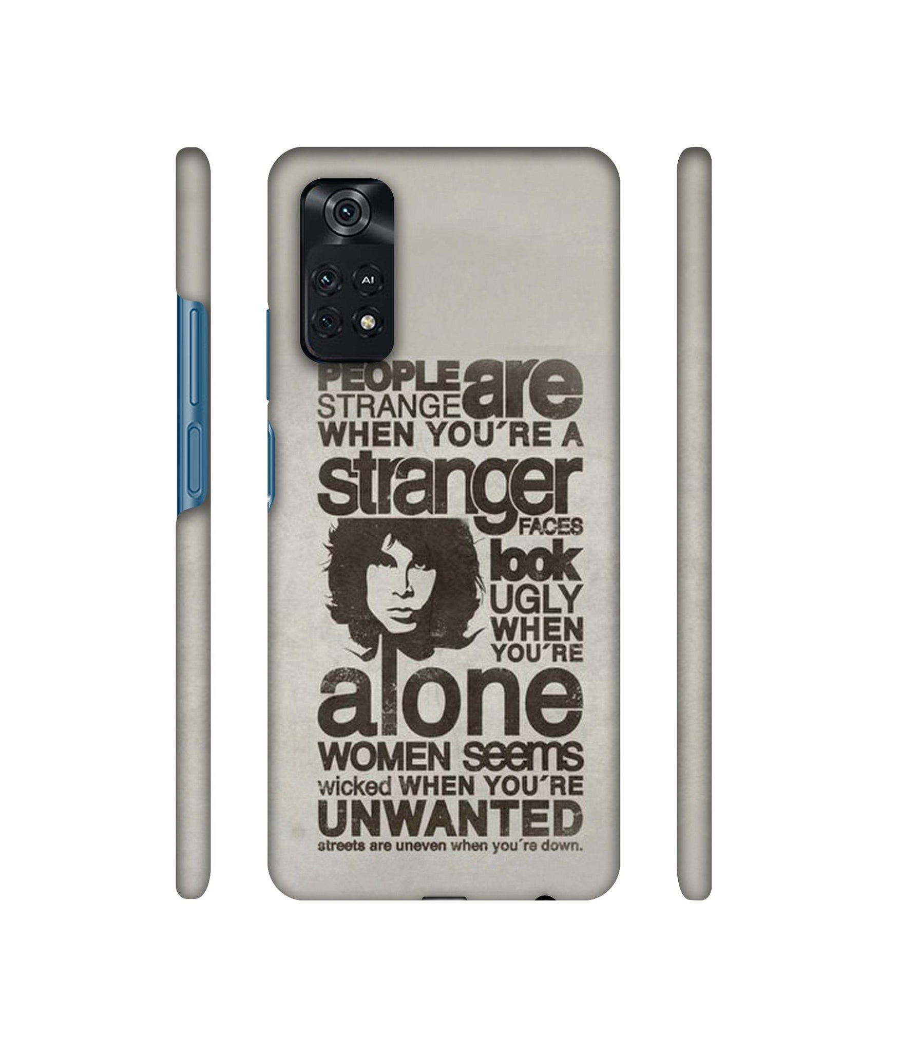 Quotes Pattern Designer Hard Back Cover for Mi Poco M4 Pro 4G