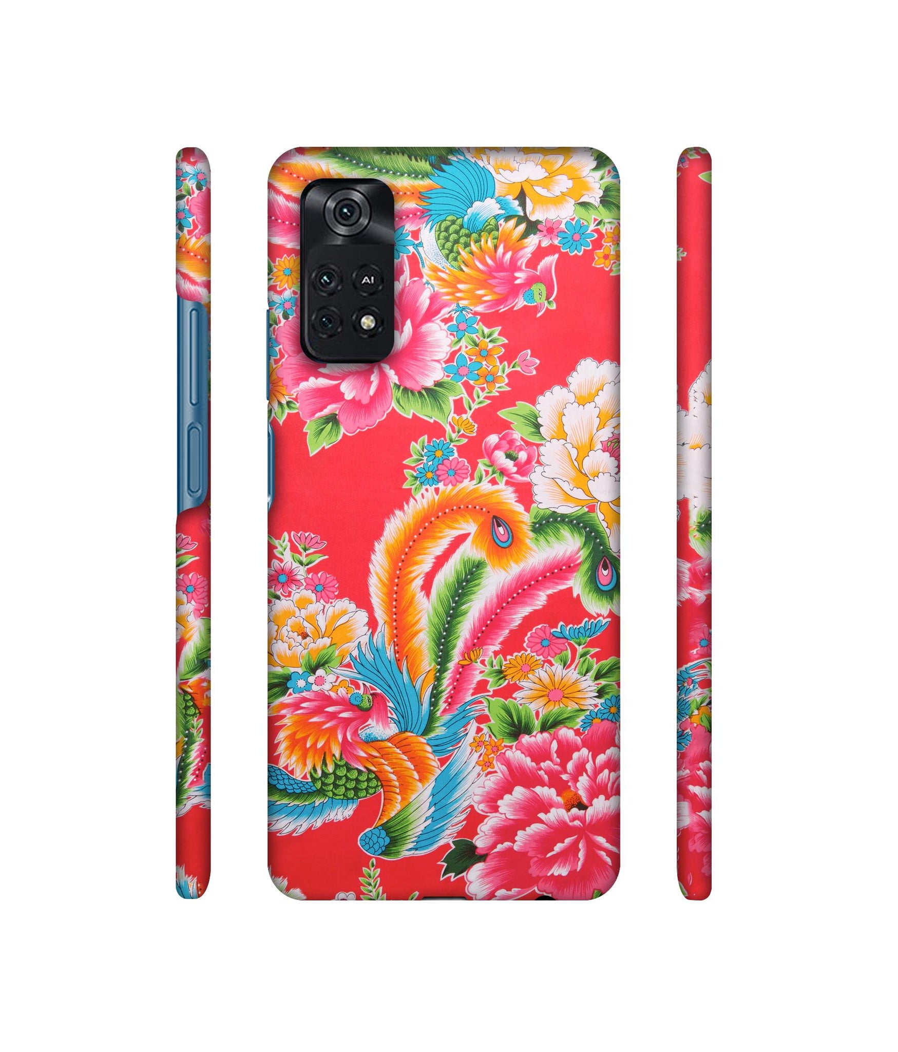 Cute Floral Pattern Print Designer Hard Back Cover for Mi Poco M4 Pro 4G