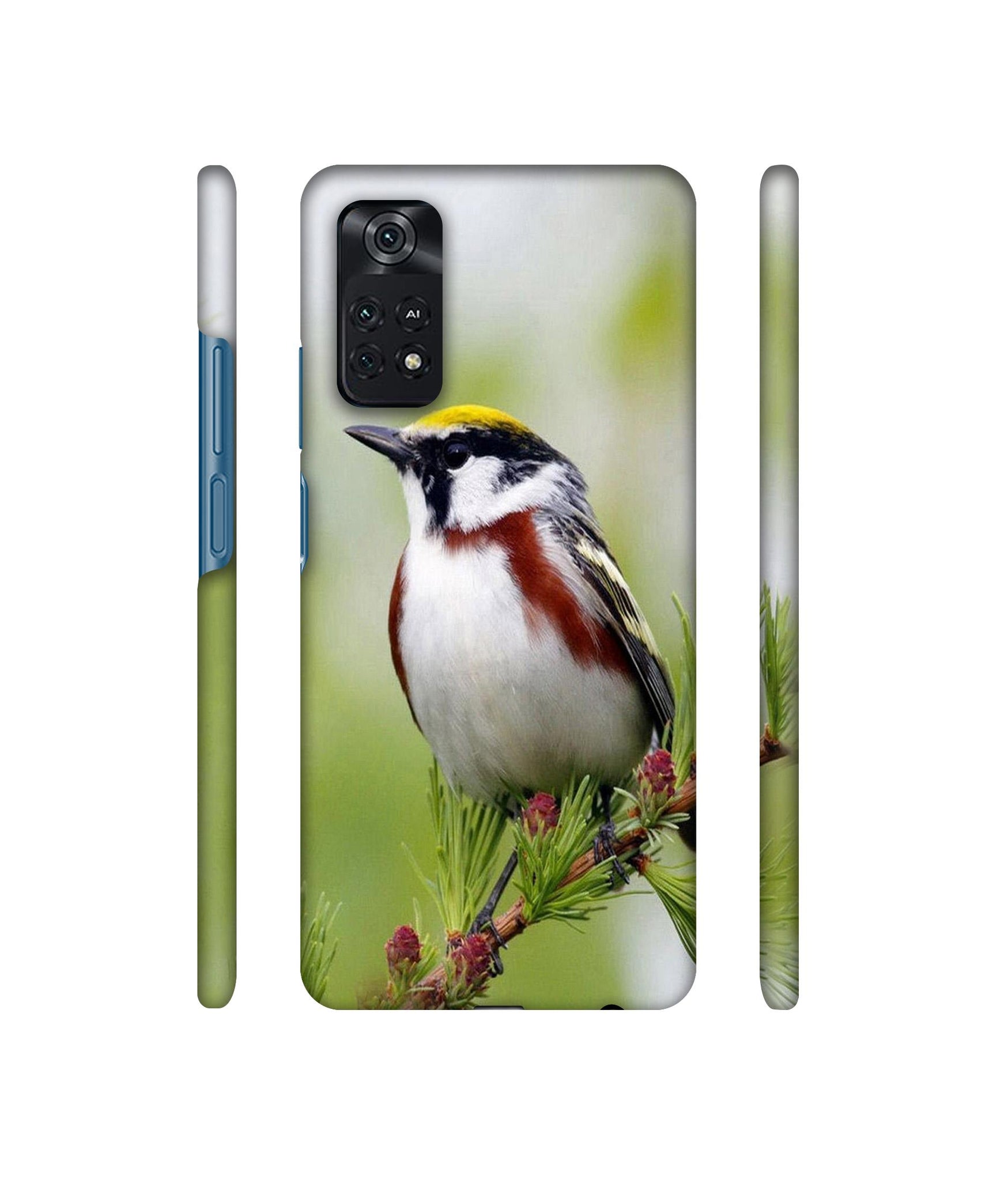 Bird Pattern Designer Hard Back Cover for Mi Poco M4 Pro 4G