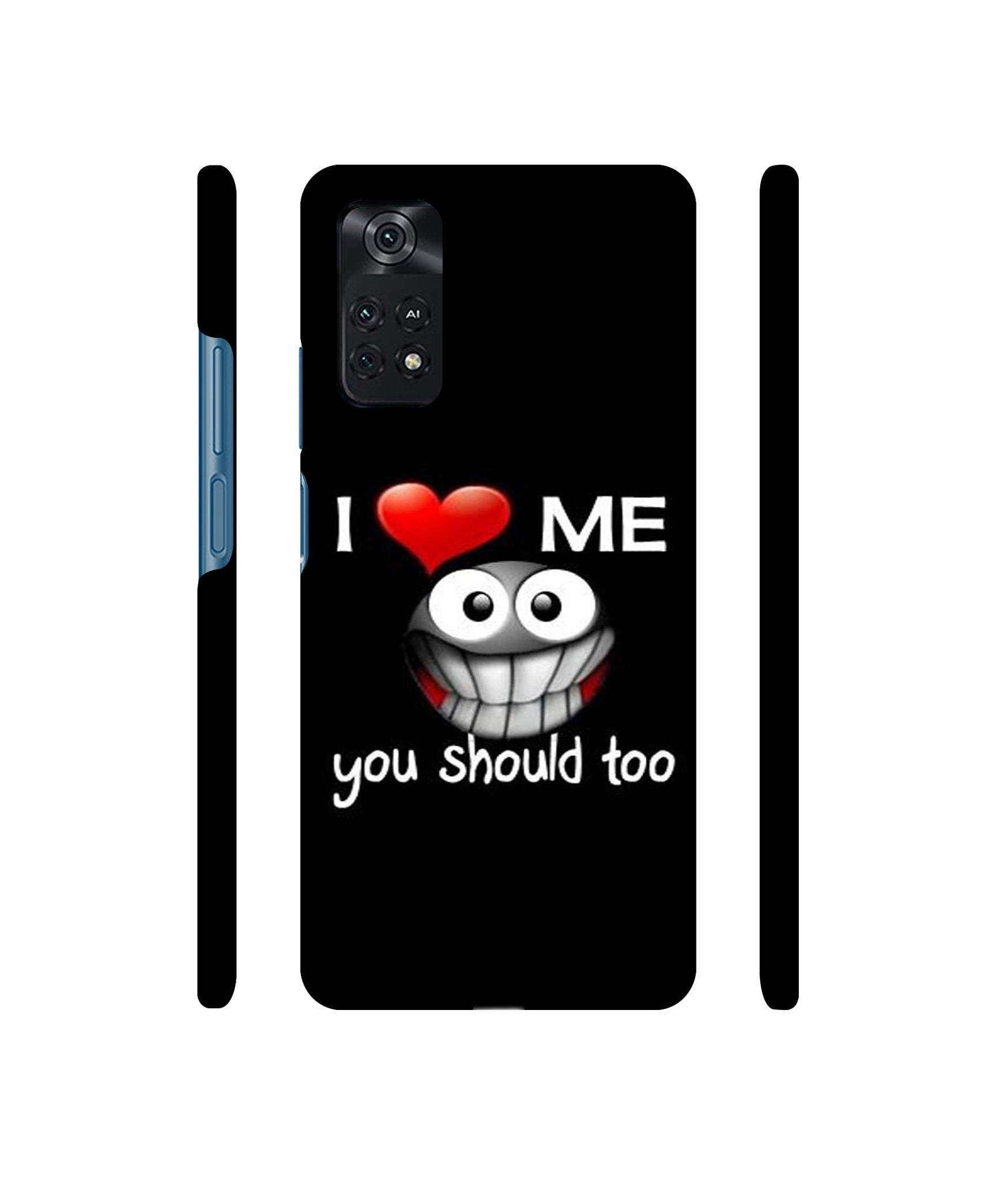 I Love Me Quotes Designer Hard Back Cover for Mi Poco M4 Pro 4G
