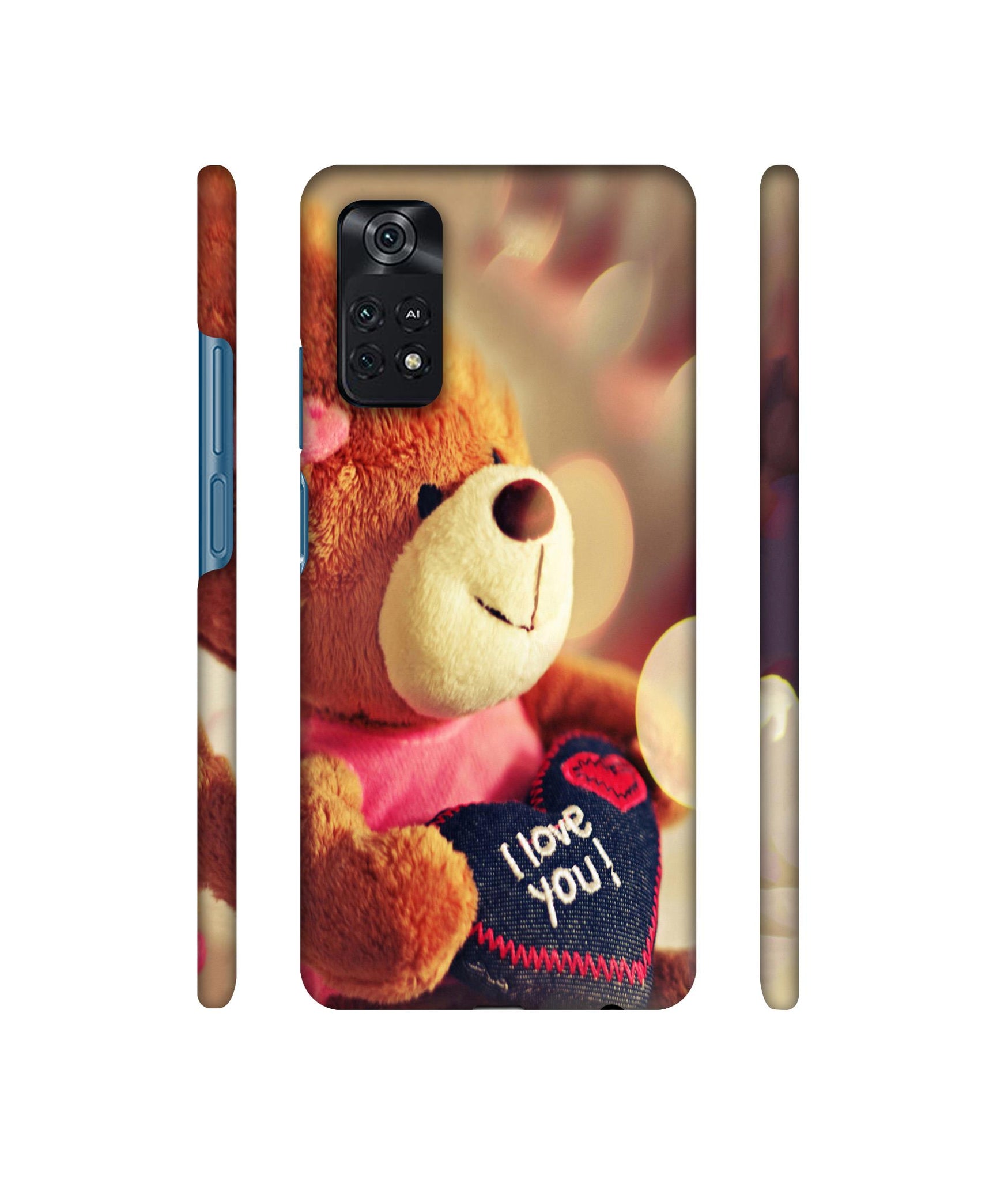 Teddy Bear Designer Hard Back Cover for Mi Poco M4 Pro 4G