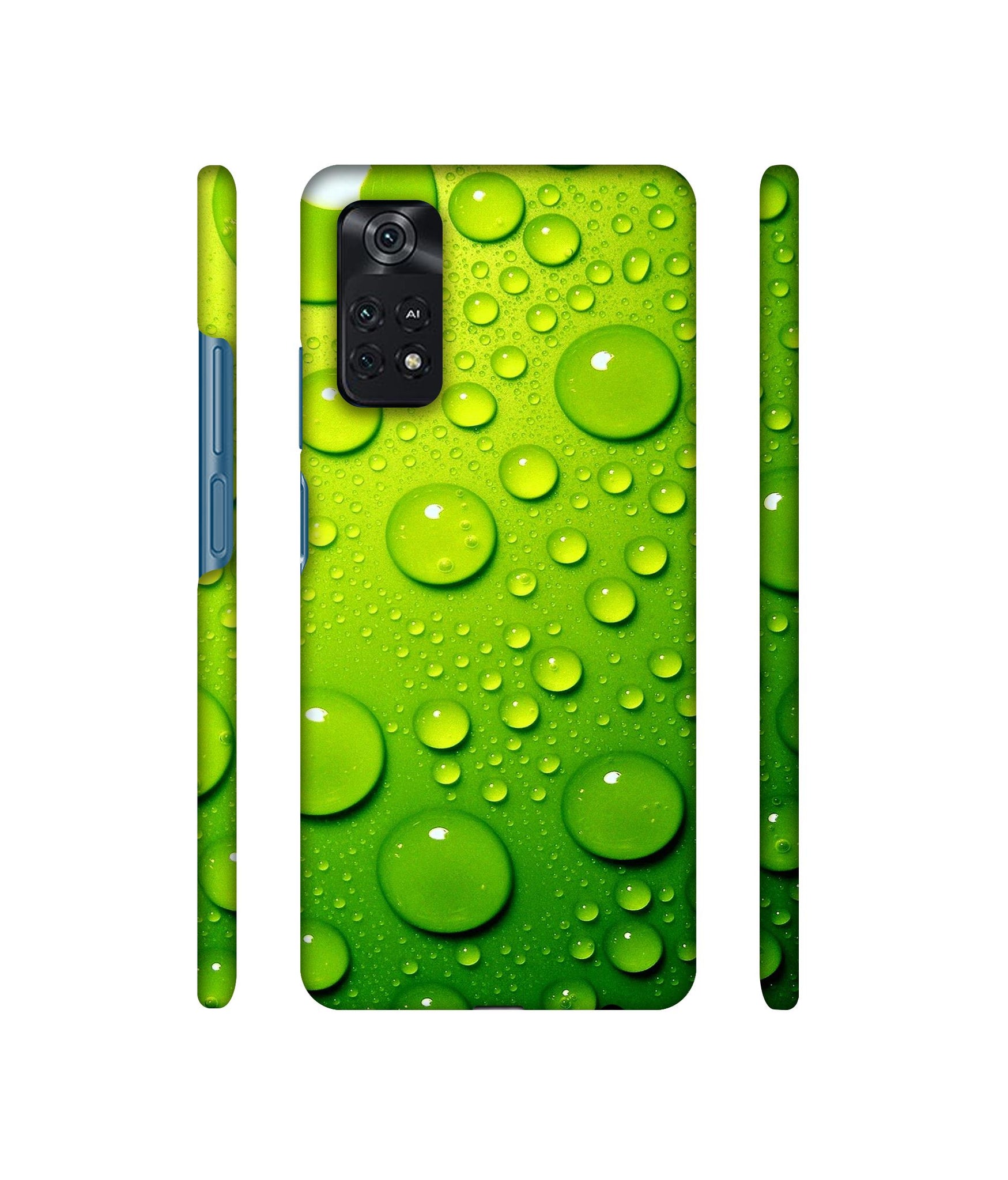 Green Bubbles Designer Hard Back Cover for Mi Poco M4 Pro 4G
