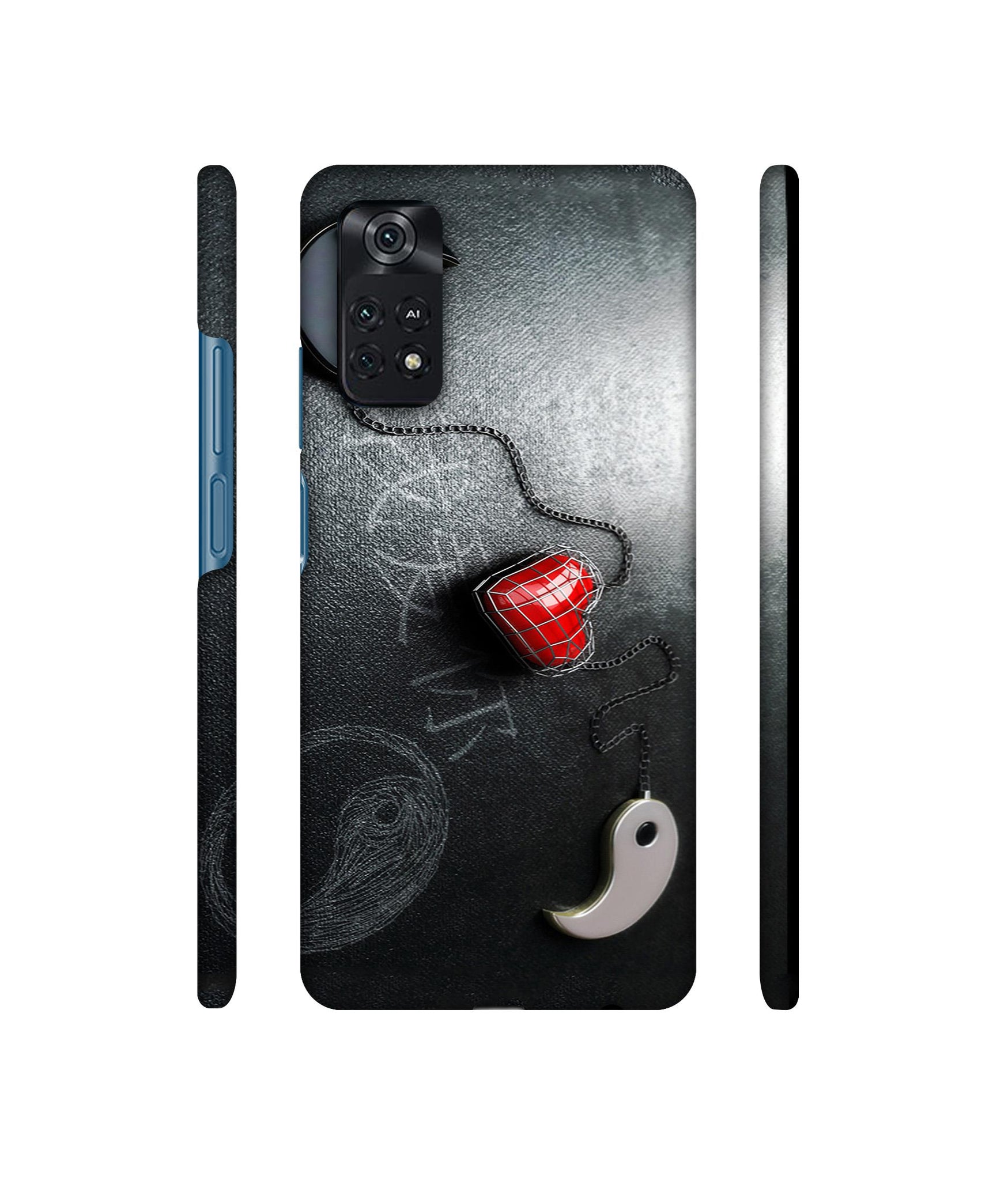 Chinnese Yin and Yang Designer Hard Back Cover for Mi Poco M4 Pro 4G