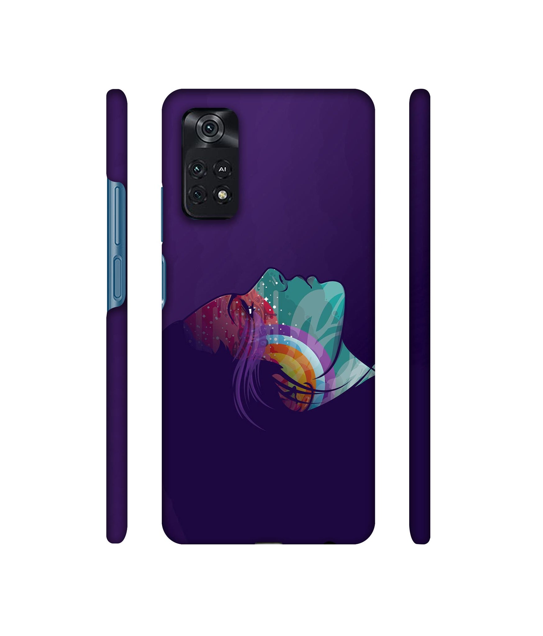 Vector Girl Designer Hard Back Cover for Mi Poco M4 Pro 4G