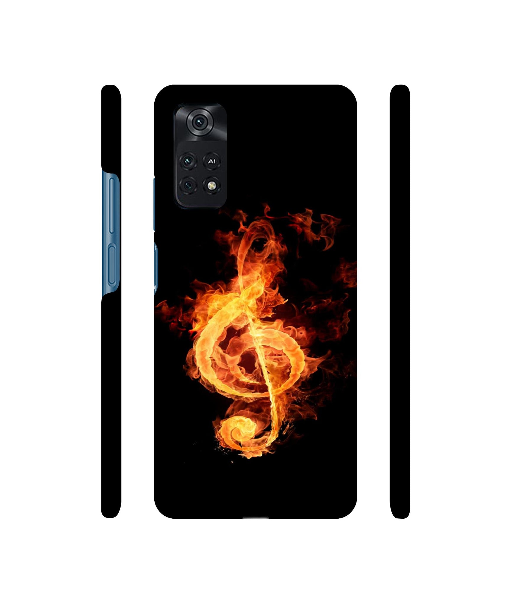 Fire Note Designer Hard Back Cover for Mi Poco M4 Pro 4G
