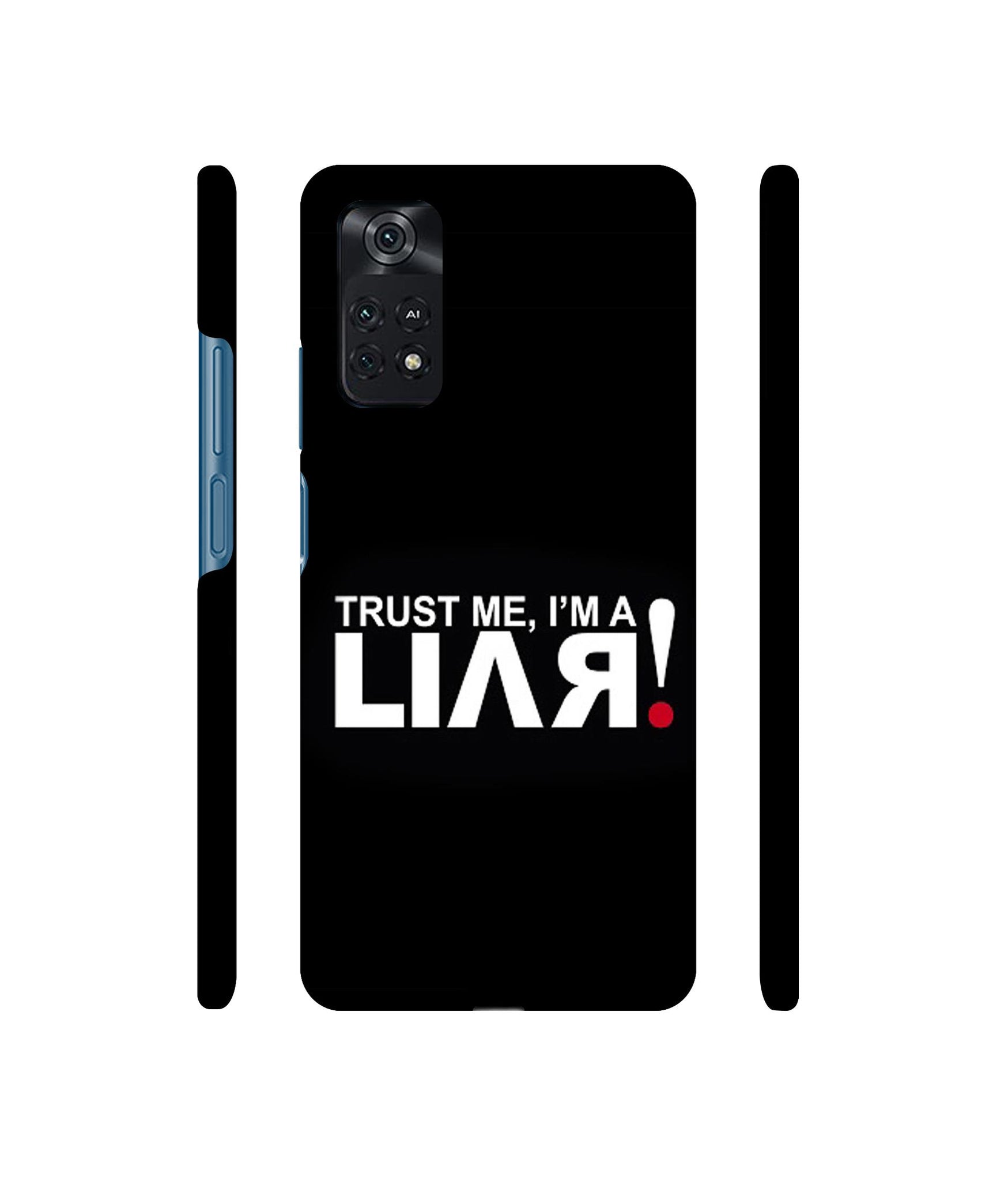 Trust Me Funny Quote Designer Hard Back Cover for Mi Poco M4 Pro 4G