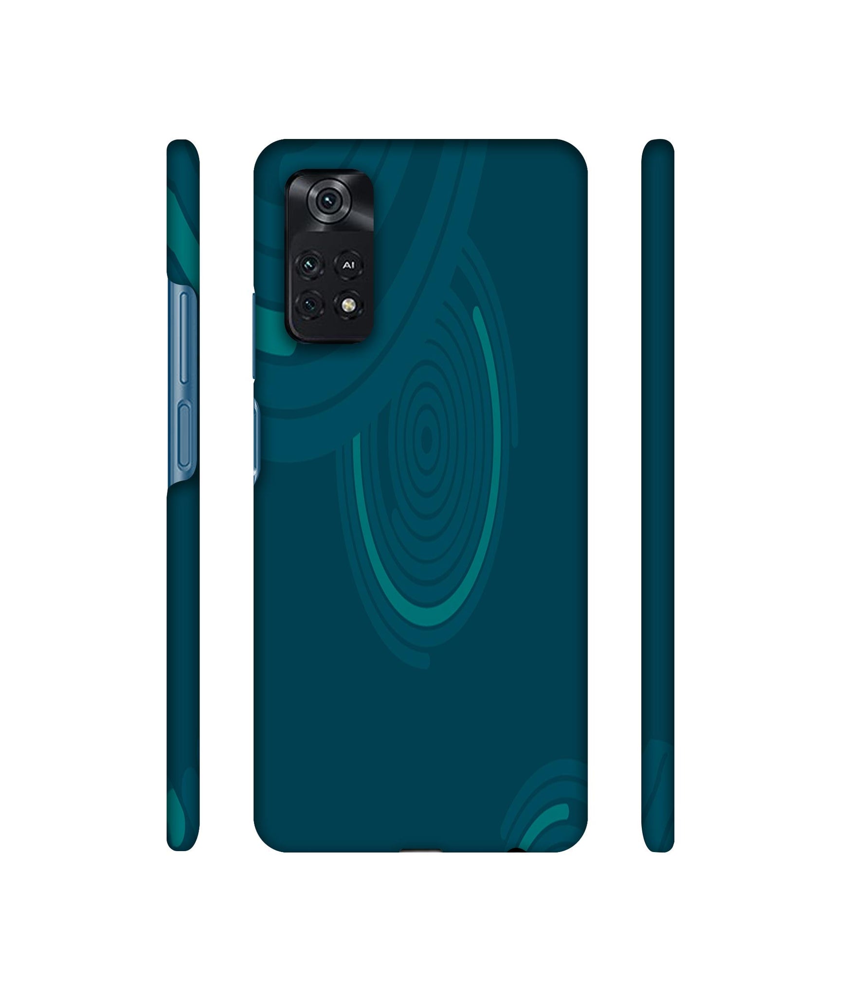 Round Texture Designer Hard Back Cover for Mi Poco M4 Pro 4G