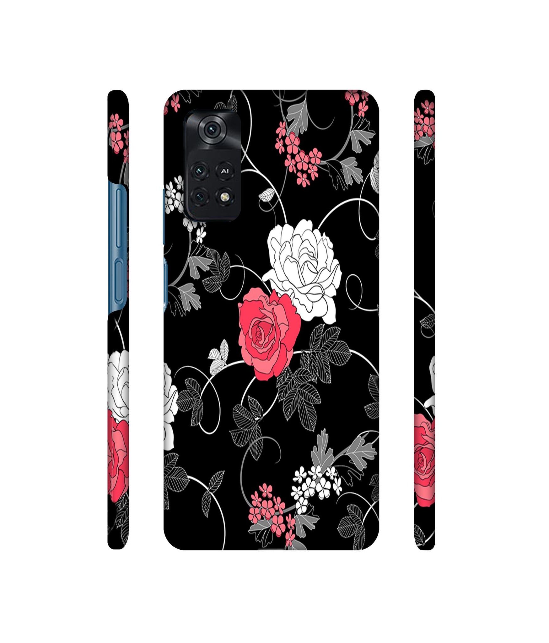 Roses Designer Hard Back Cover for Mi Poco M4 Pro 4G