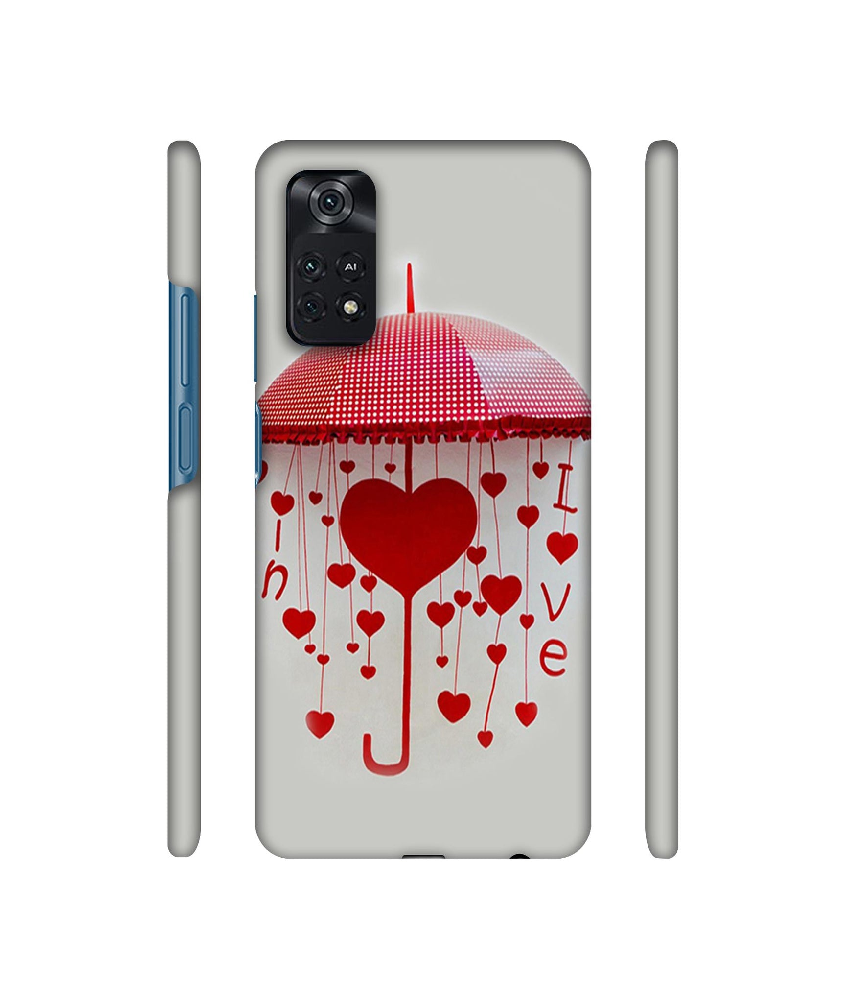 Love Heart Designer Hard Back Cover for Mi Poco M4 Pro 4G