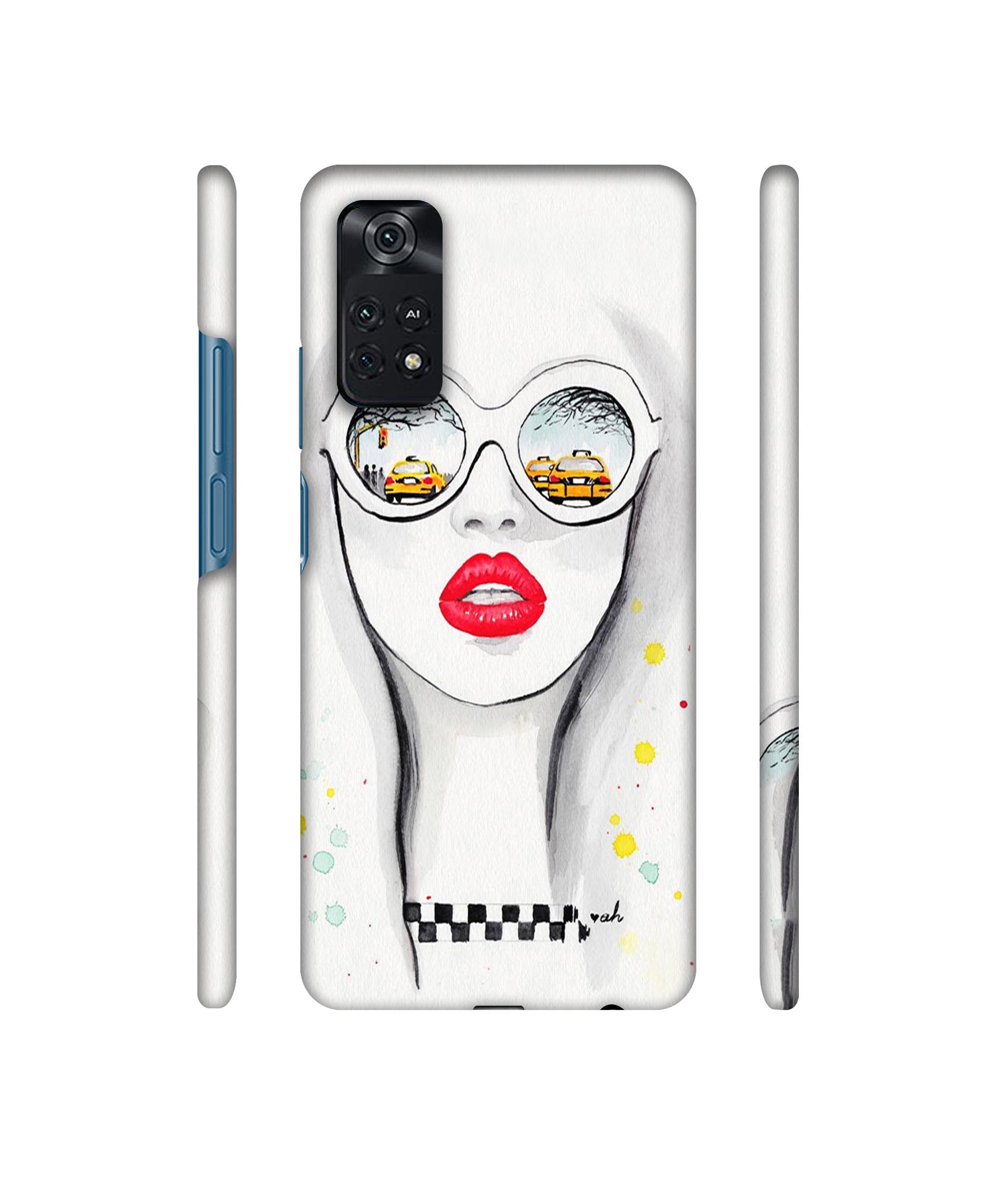 Girl Designer Hard Back Cover for Mi Poco M4 Pro 4G