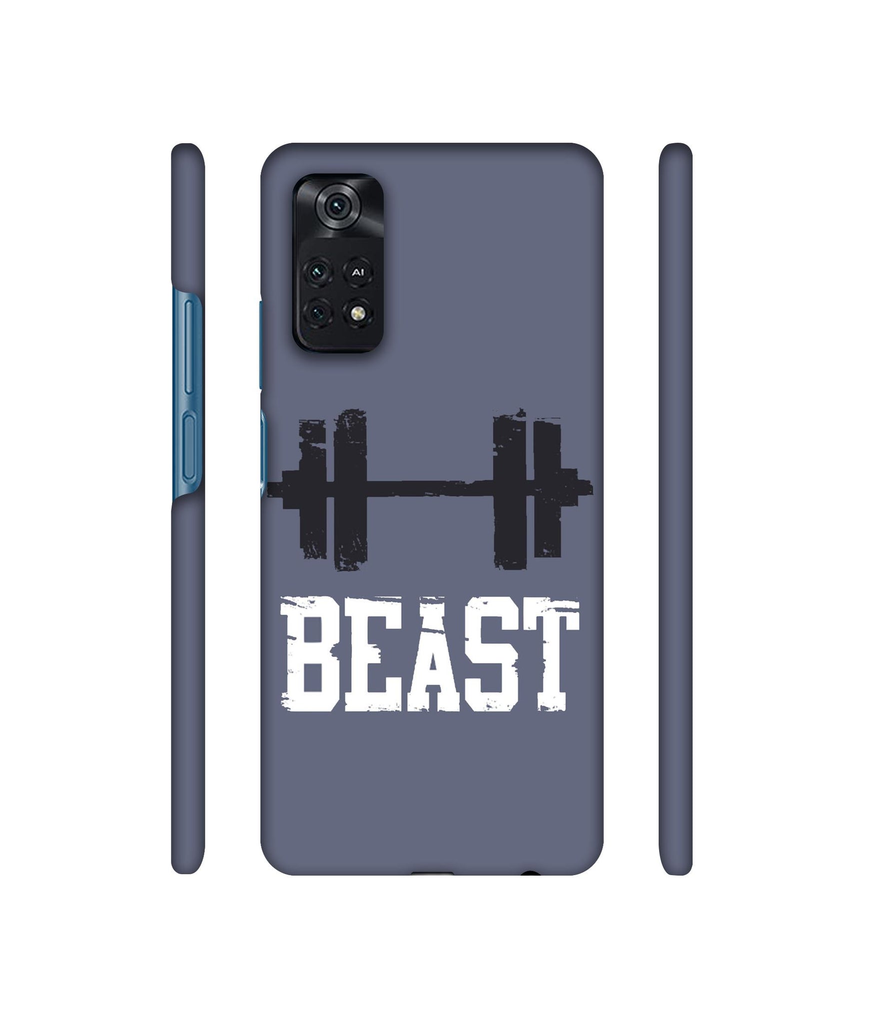 Beast Gym Designer Hard Back Cover for Mi Poco M4 Pro 4G