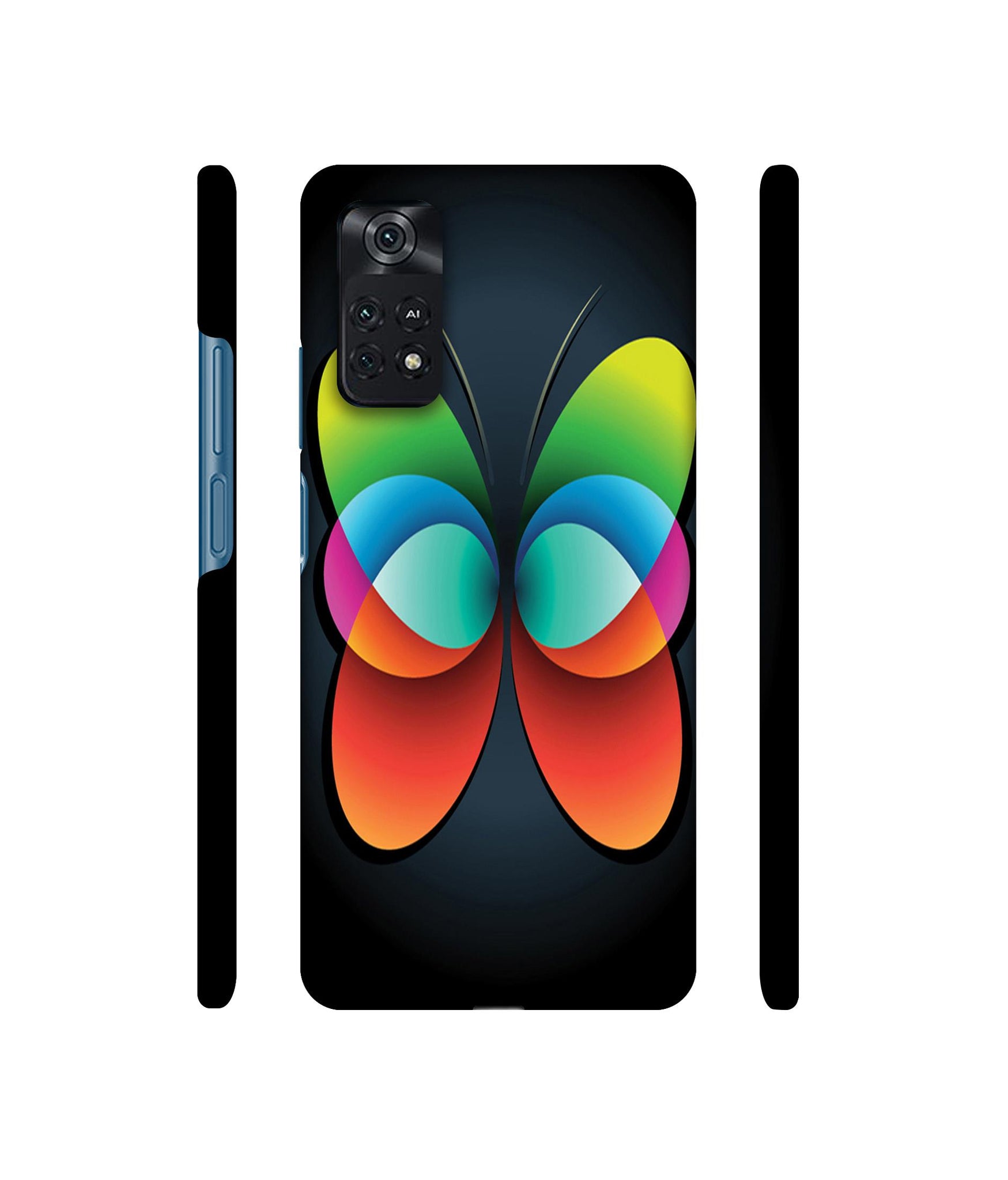 Colourfull Butterfly Designer Hard Back Cover for Mi Poco M4 Pro 4G