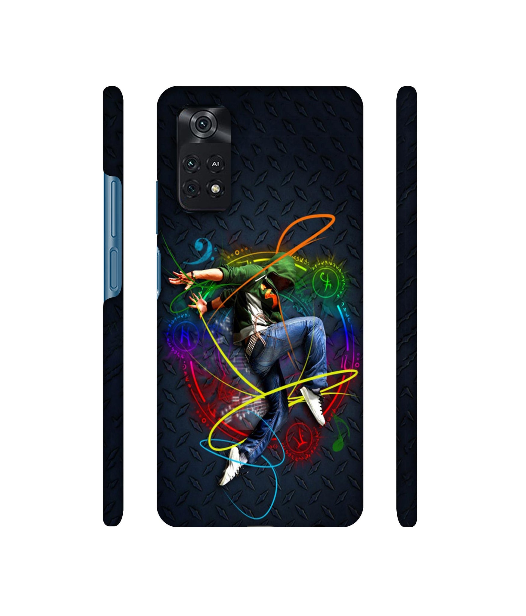 Boy With Music Designer Hard Back Cover for Mi Poco M4 Pro 4G
