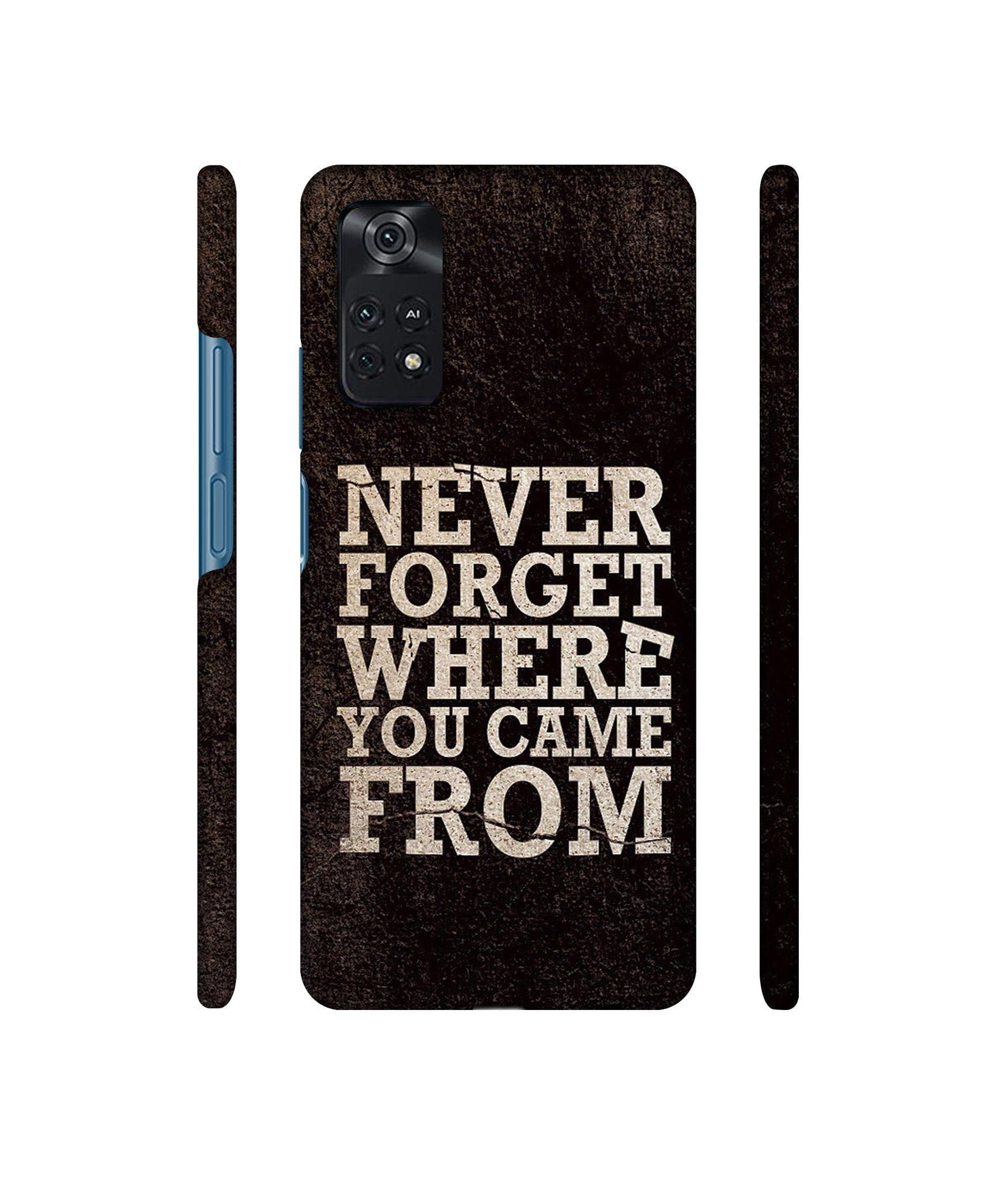Thought Designer Hard Back Cover for Mi Poco M4 Pro 4G