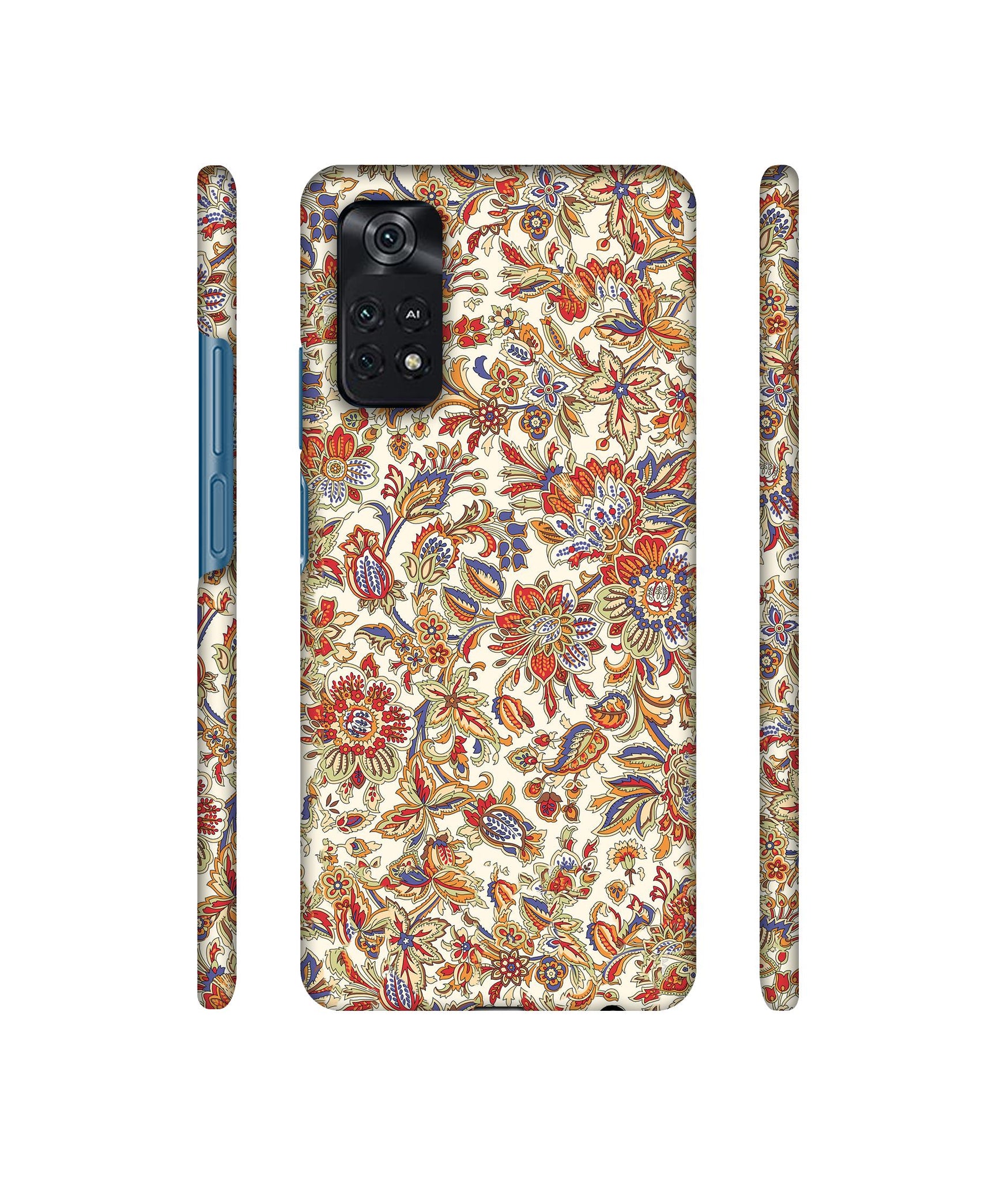 Floral Designer Hard Back Cover for Mi Poco M4 Pro 4G