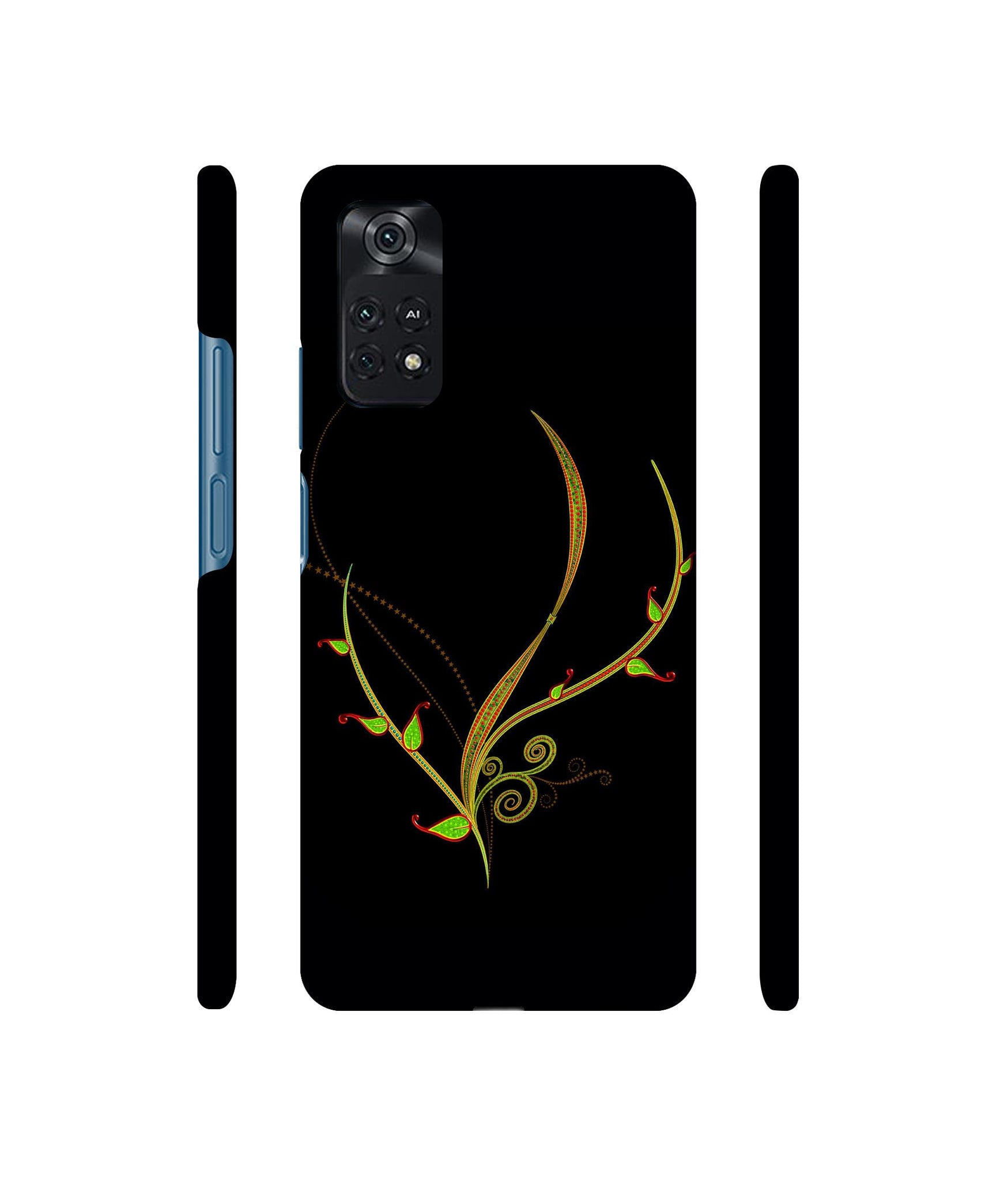 Yellow Pattern Designer Hard Back Cover for Mi Poco M4 Pro 4G