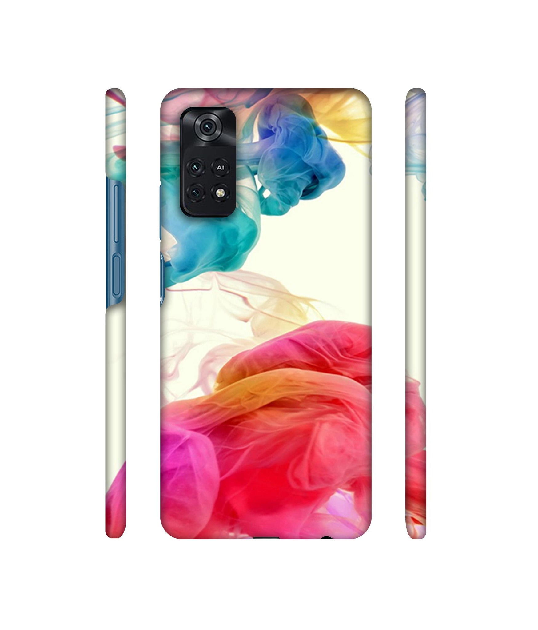 Colored Smoke Designer Hard Back Cover for Mi Poco M4 Pro 4G