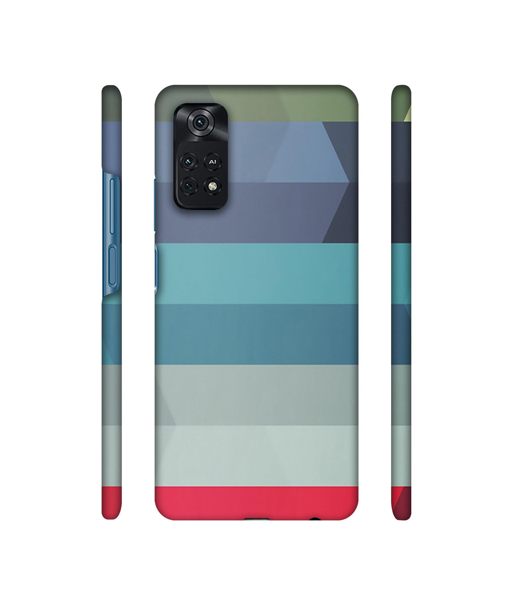 Colorful Lines Designer Hard Back Cover for Mi Poco M4 Pro 4G