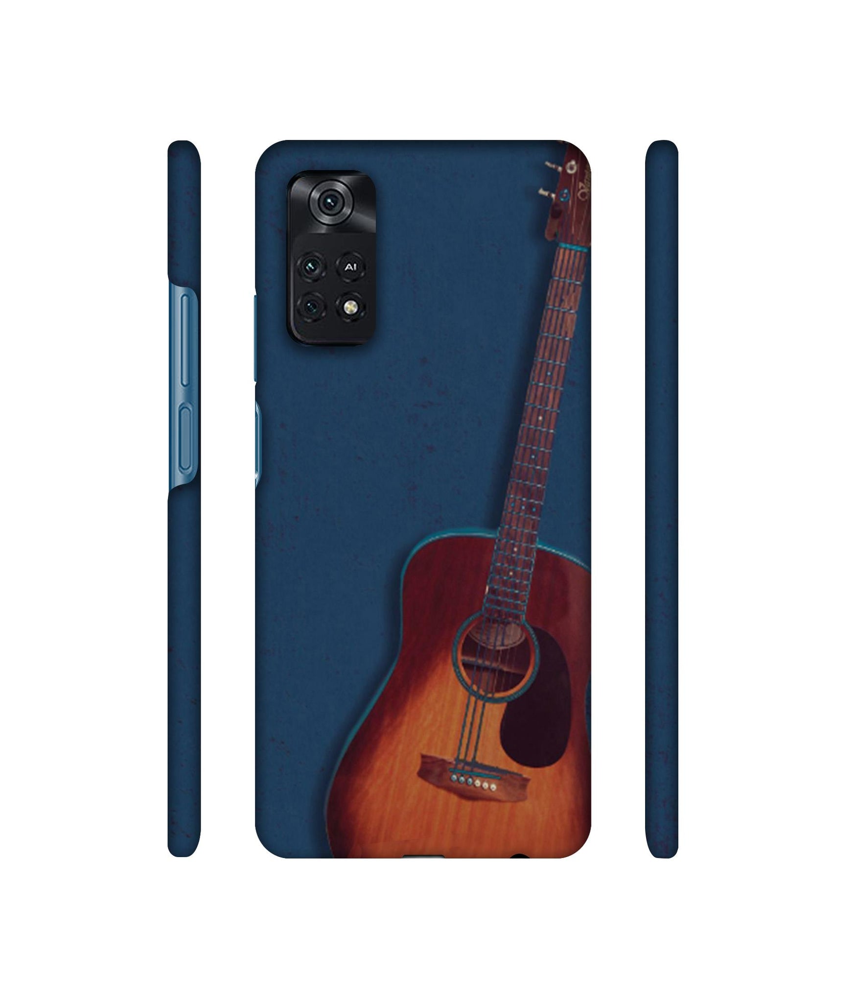 Guitar Designer Hard Back Cover for Mi Poco M4 Pro 4G