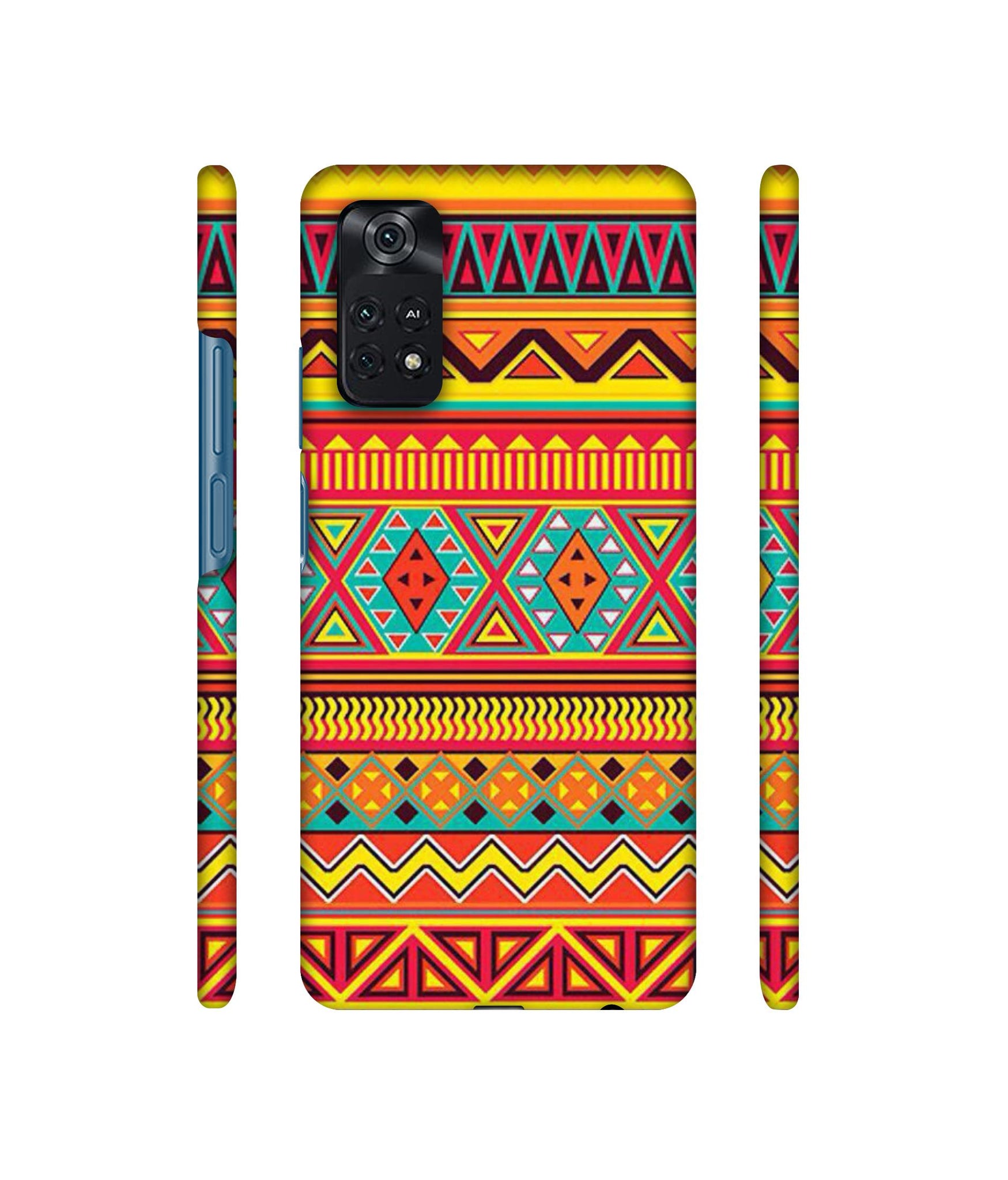 Artistic Rangoli Designer Hard Back Cover for Mi Poco M4 Pro 4G