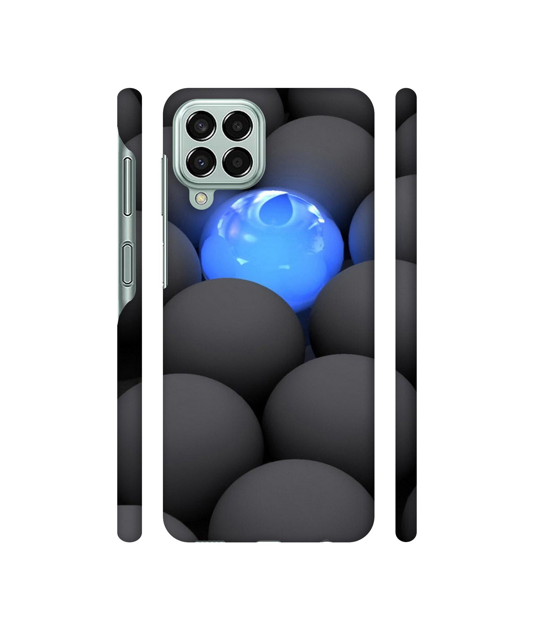 Balls Dark Neon Sight Surface Designer Hard Back Cover for Samsung Galaxy M33 5G