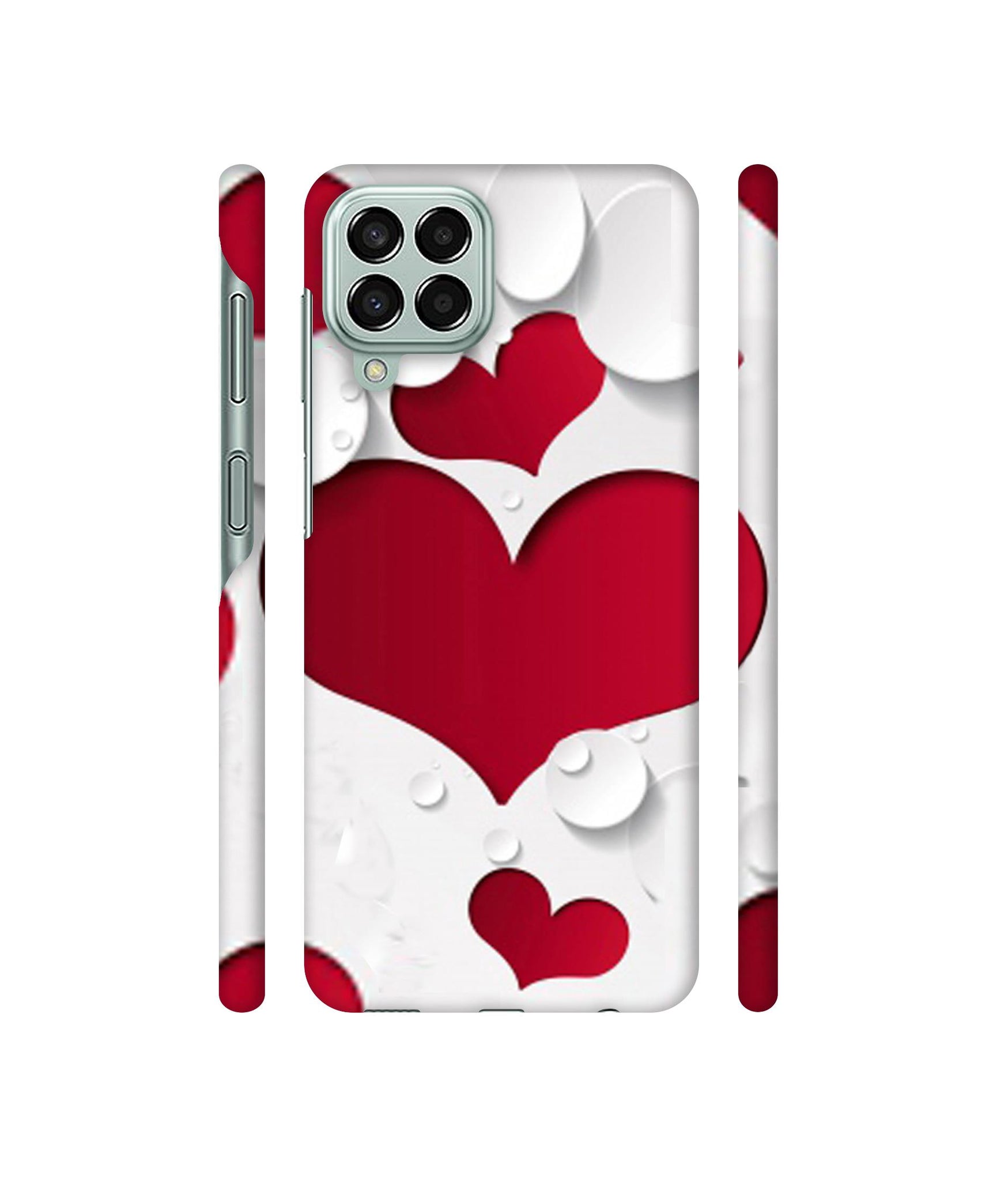 Multiple Hearts Designer Hard Back Cover for Samsung Galaxy M33 5G