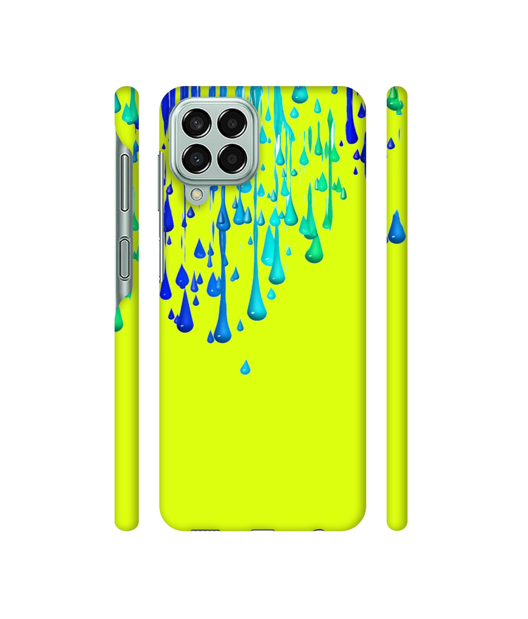 Neon Paint Designer Hard Back Cover for Samsung Galaxy M33 5G