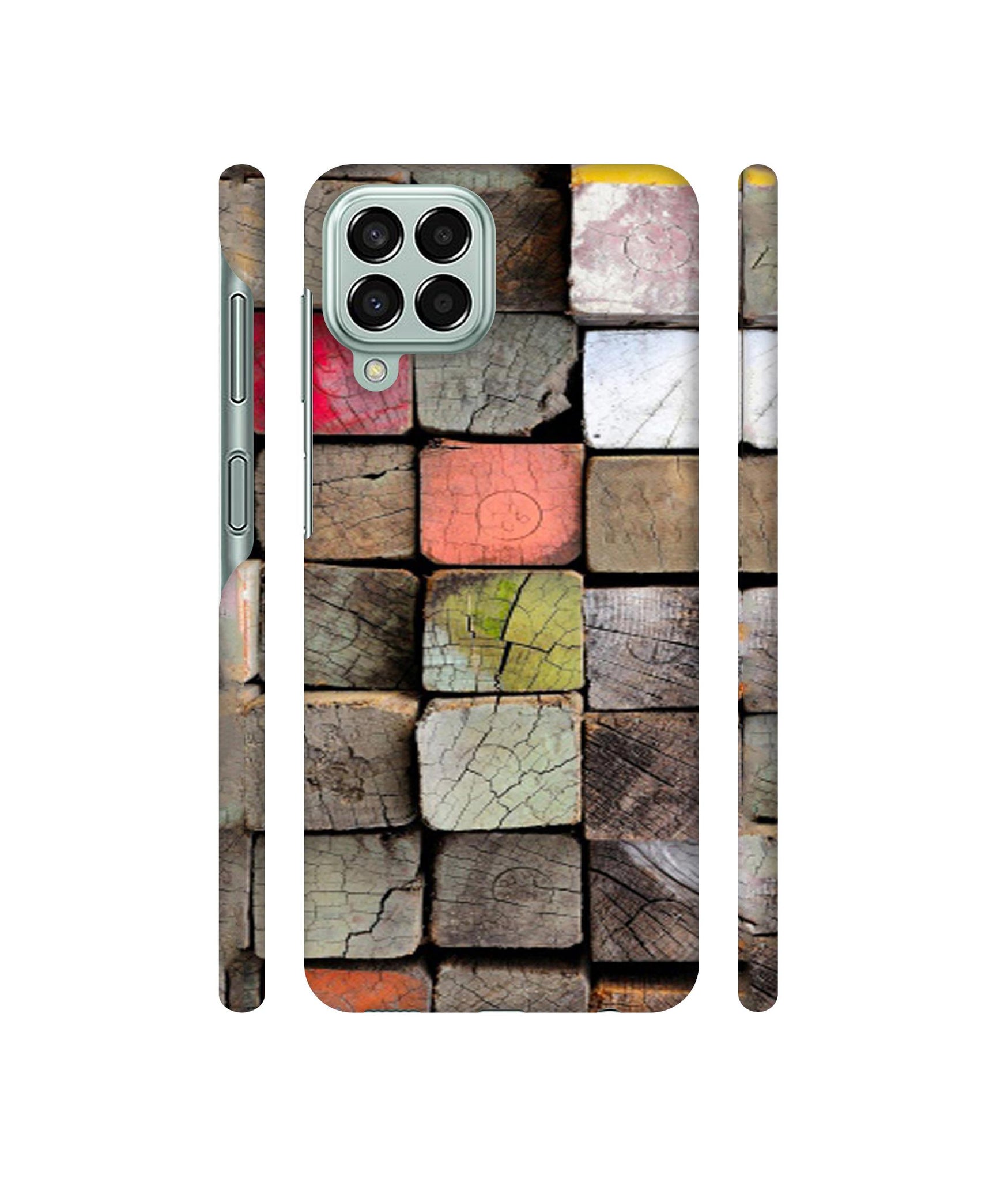 Wood Lumber Paint Designer Hard Back Cover for Samsung Galaxy M33 5G