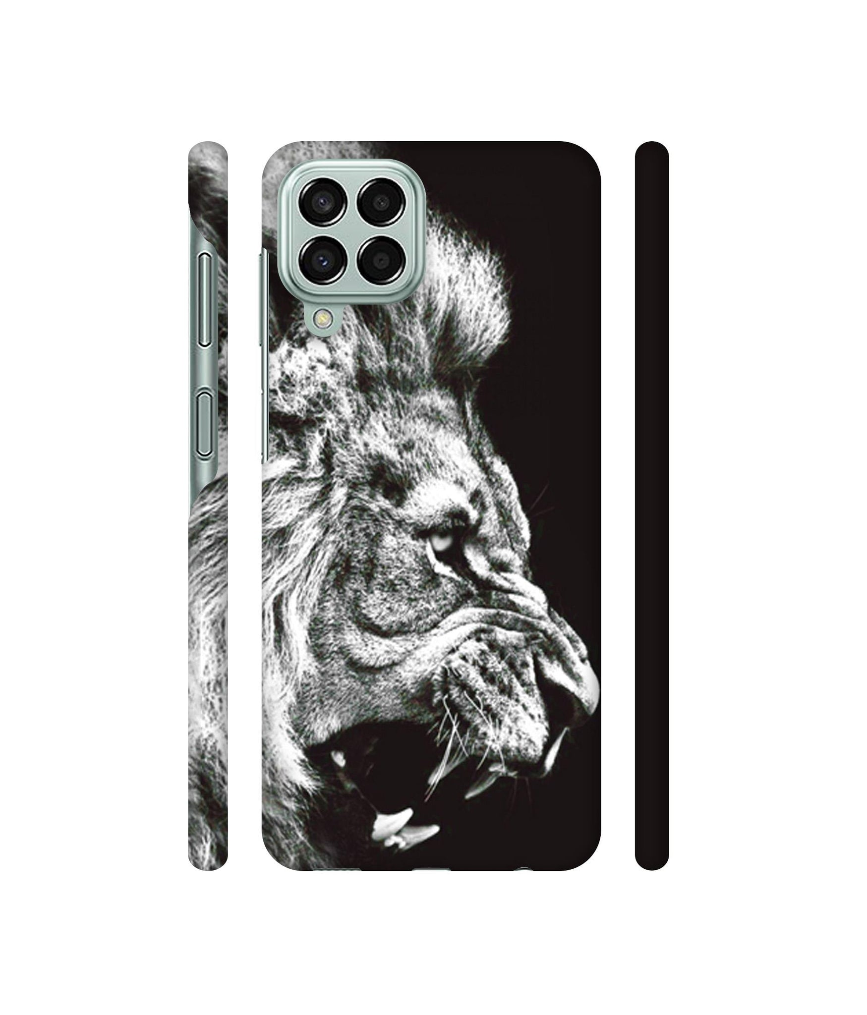 Angry Lion Designer Hard Back Cover for Samsung Galaxy M33 5G