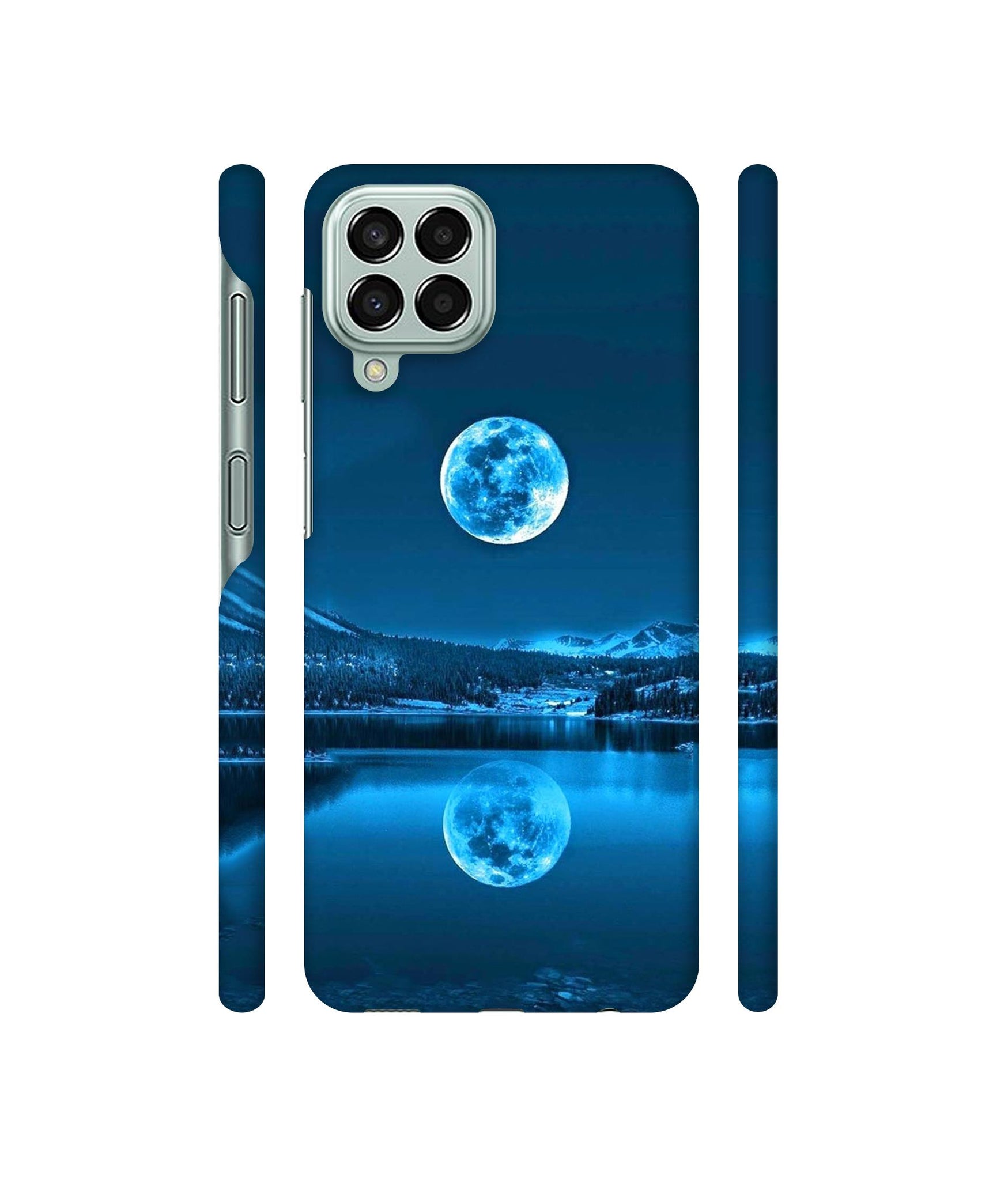 Awesome Moon Designer Hard Back Cover for Samsung Galaxy M33 5G