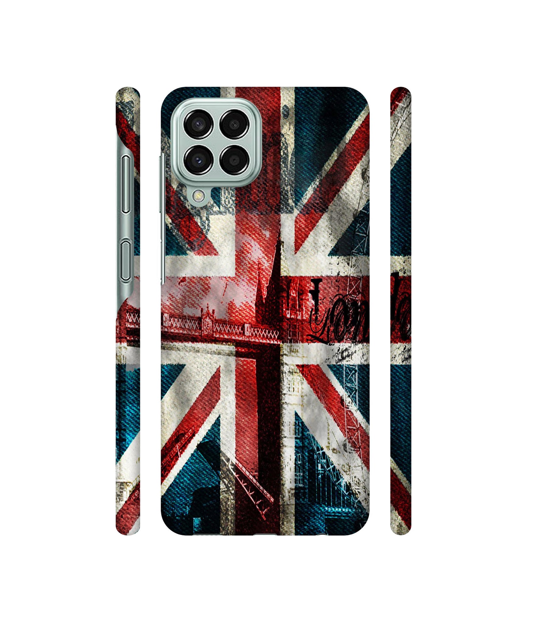 London Flag wallpaper Designer Hard Back Cover for Samsung Galaxy M33 5G