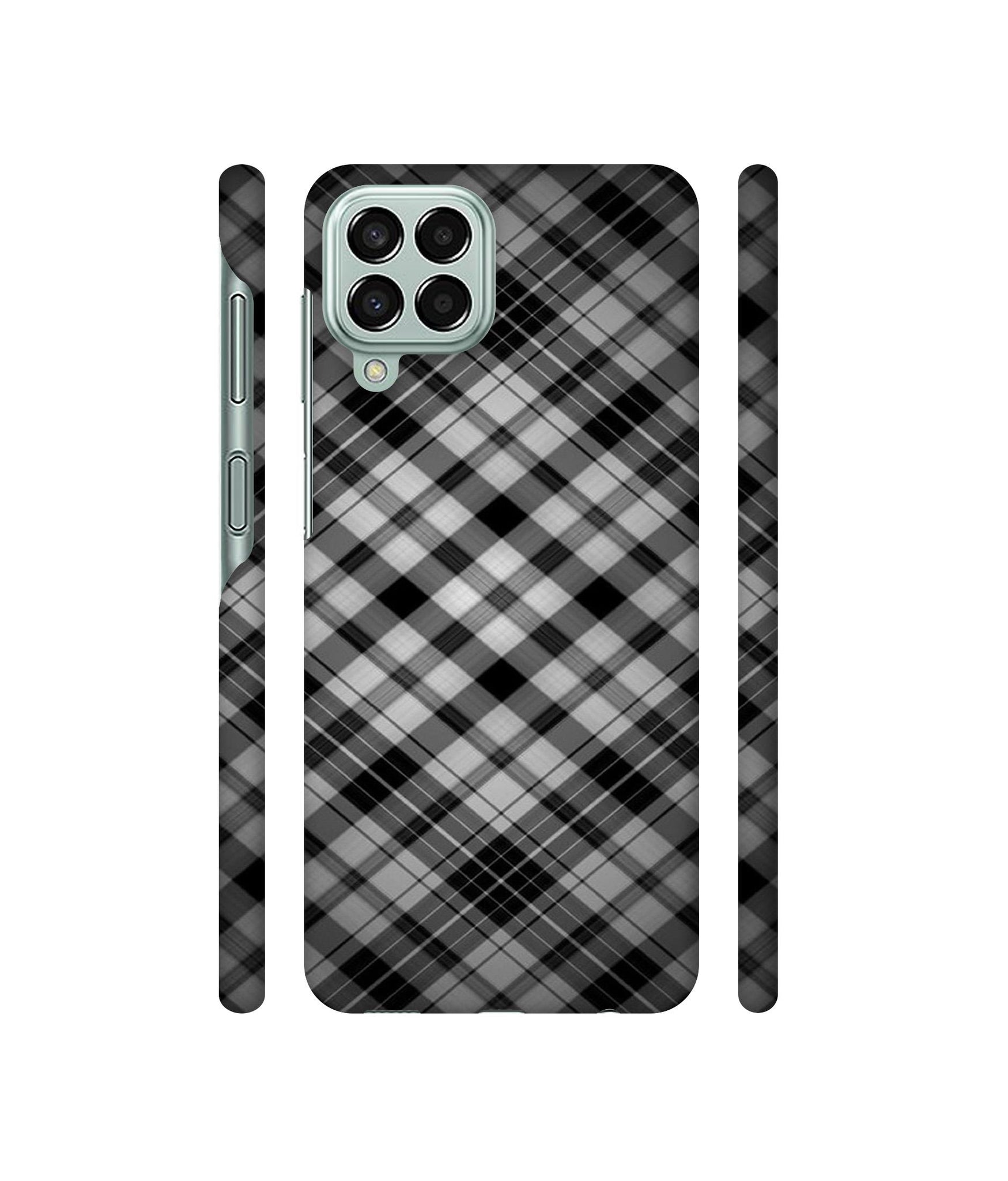 Black Stripes Pattern Designer Hard Back Cover for Samsung Galaxy M33 5G