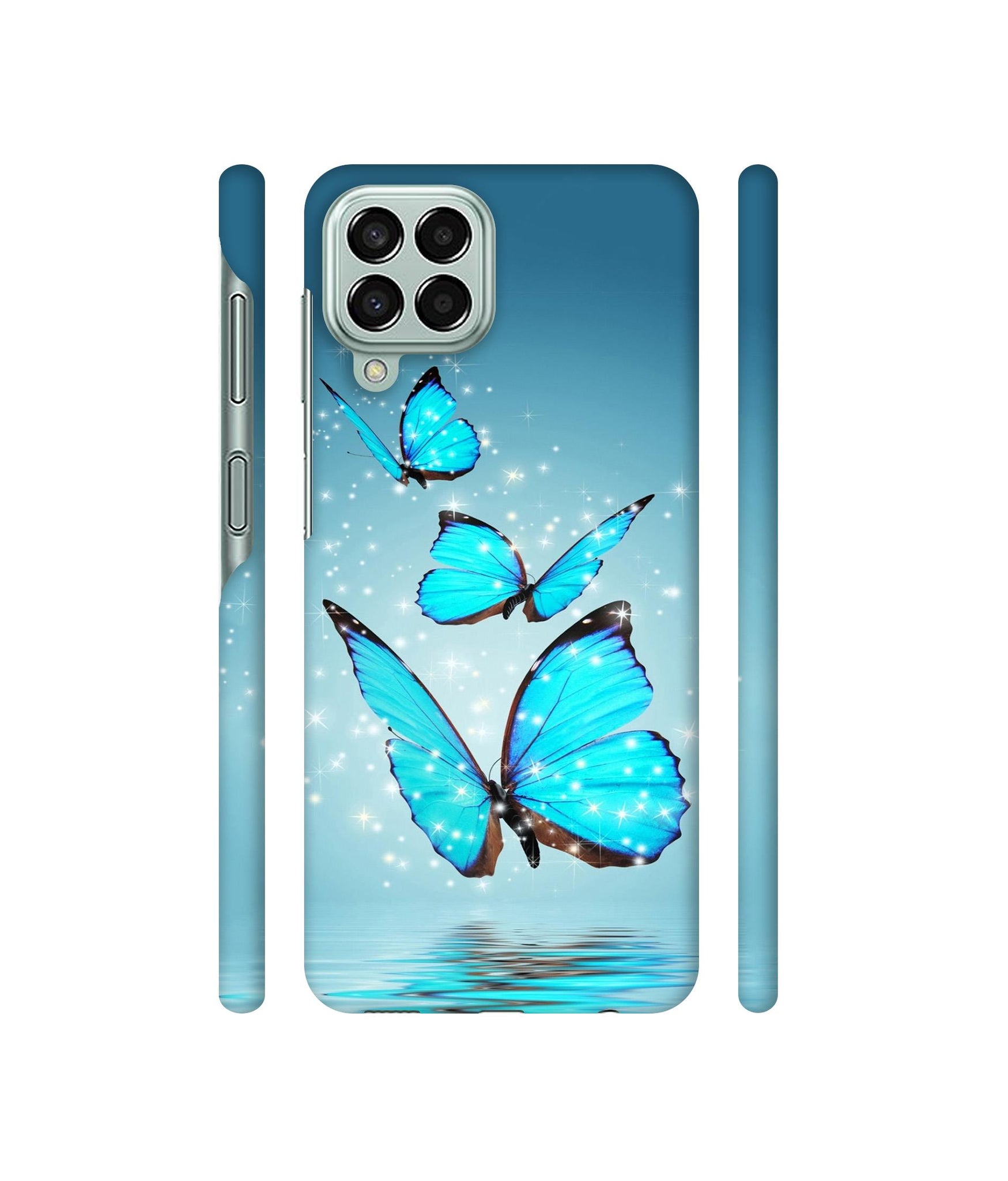 Flying Butterflies Designer Hard Back Cover for Samsung Galaxy M33 5G