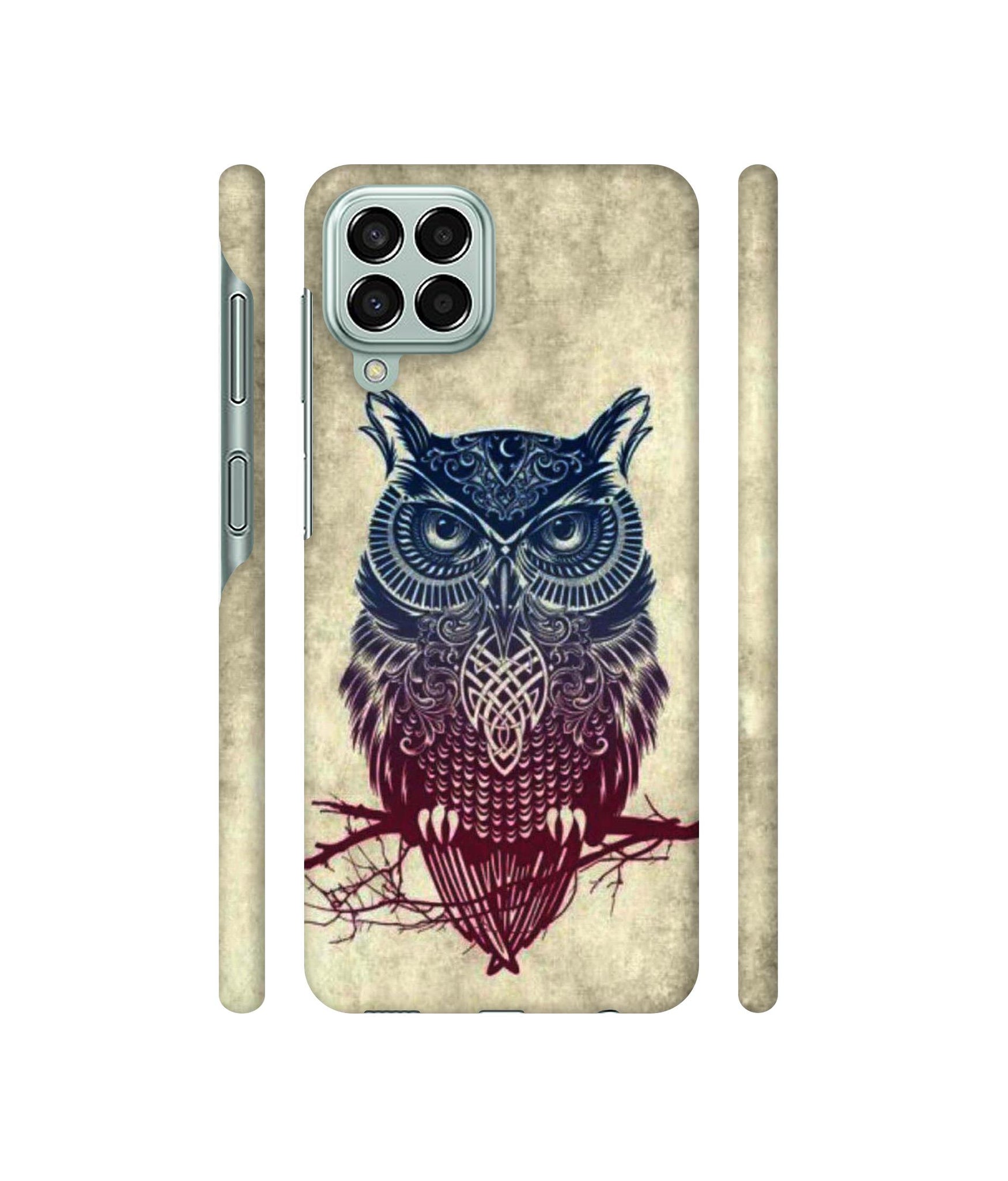 Owl Pattern Designer Hard Back Cover for Samsung Galaxy M33 5G