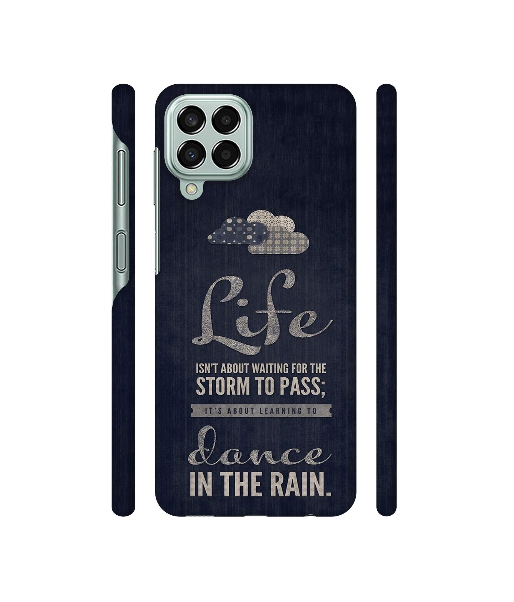 Life in The Rain Designer Hard Back Cover for Samsung Galaxy M33 5G