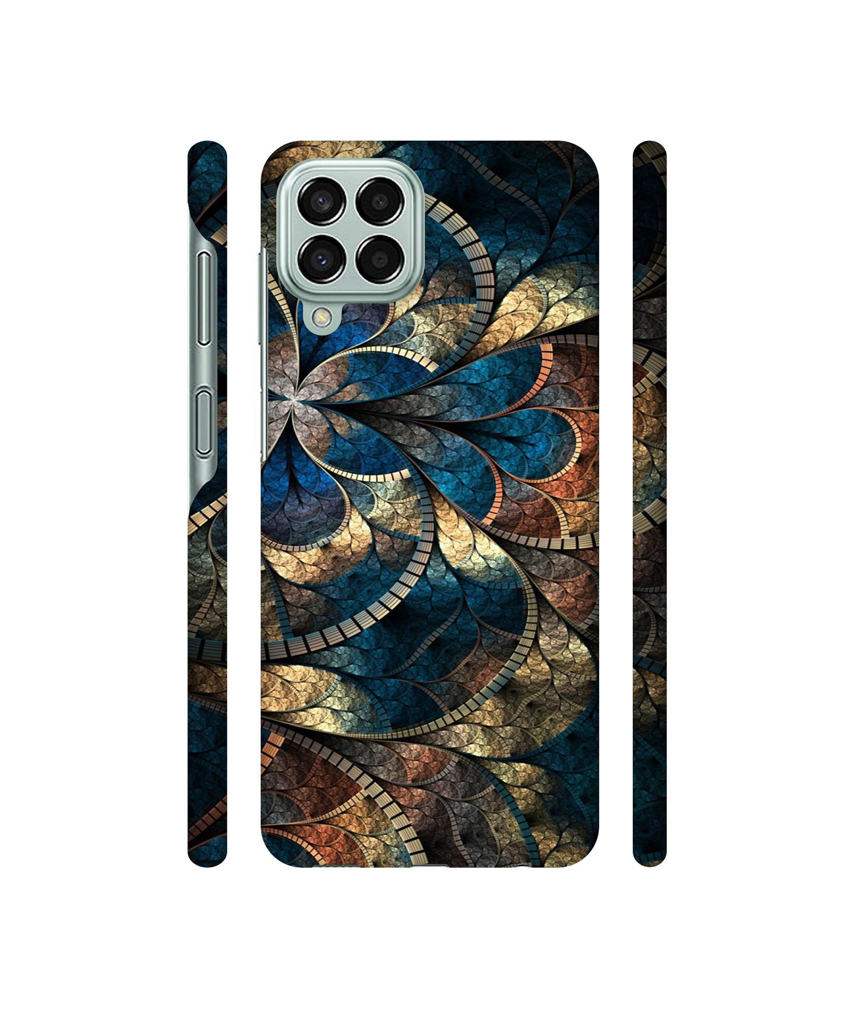 Fractional Pattern Designer Hard Back Cover for Samsung Galaxy M33 5G