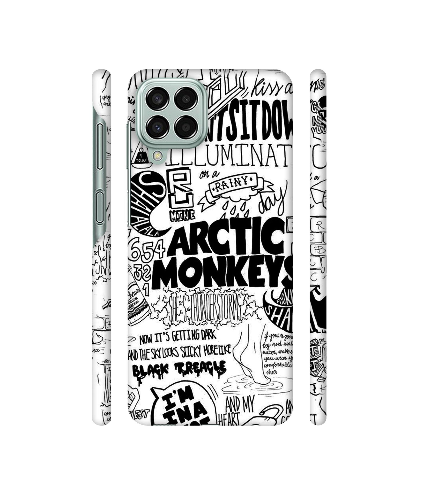 Arctic Monkeys Pattern Designer Hard Back Cover for Samsung Galaxy M33 5G