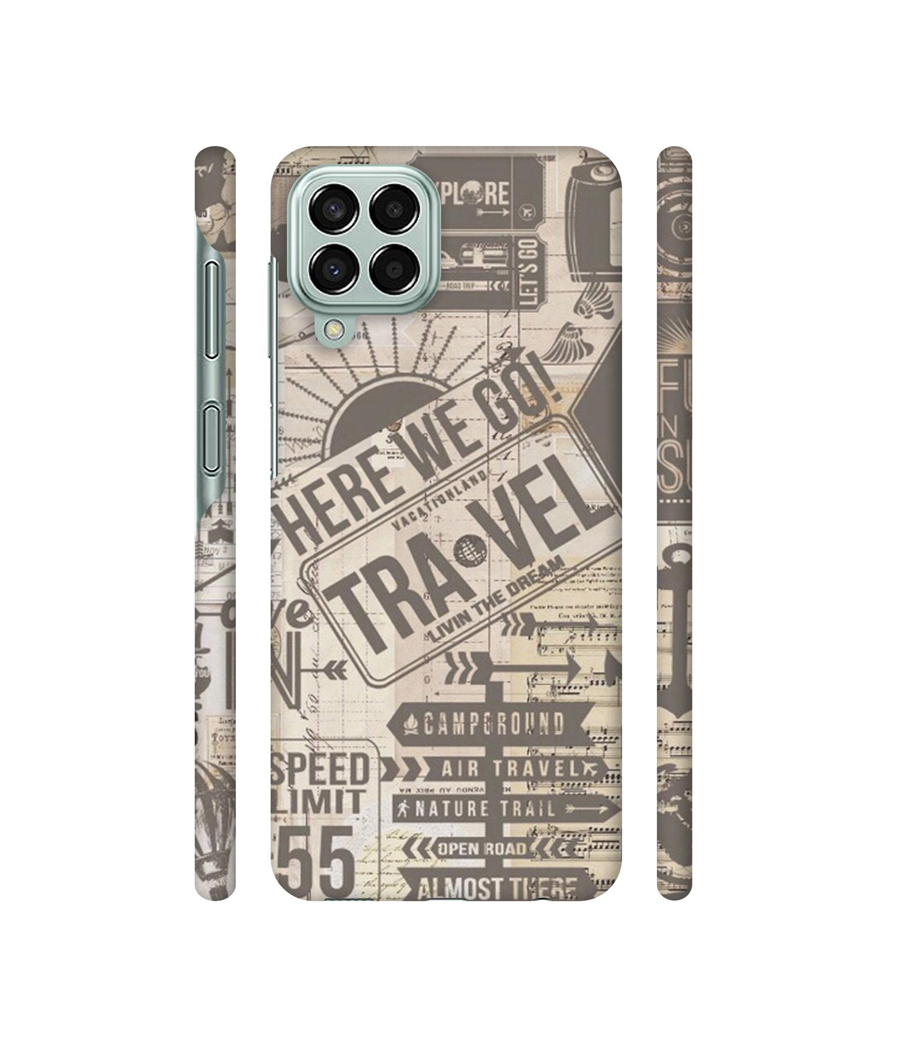 Travel Designer Hard Back Cover for Samsung Galaxy M33 5G