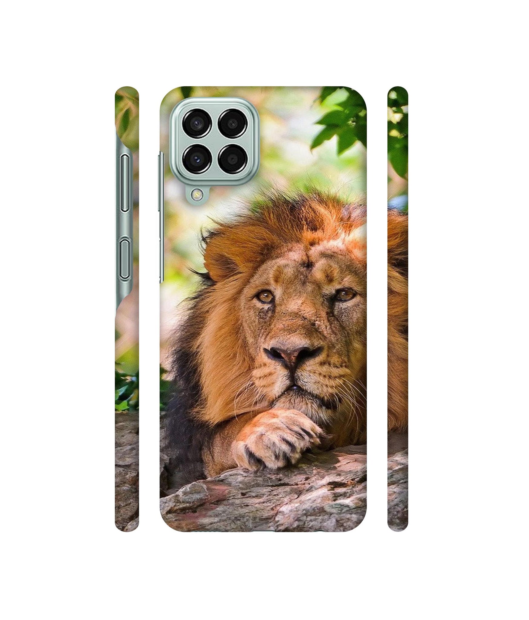 Tiger Pattern Print Designer Hard Back Cover for Samsung Galaxy M33 5G