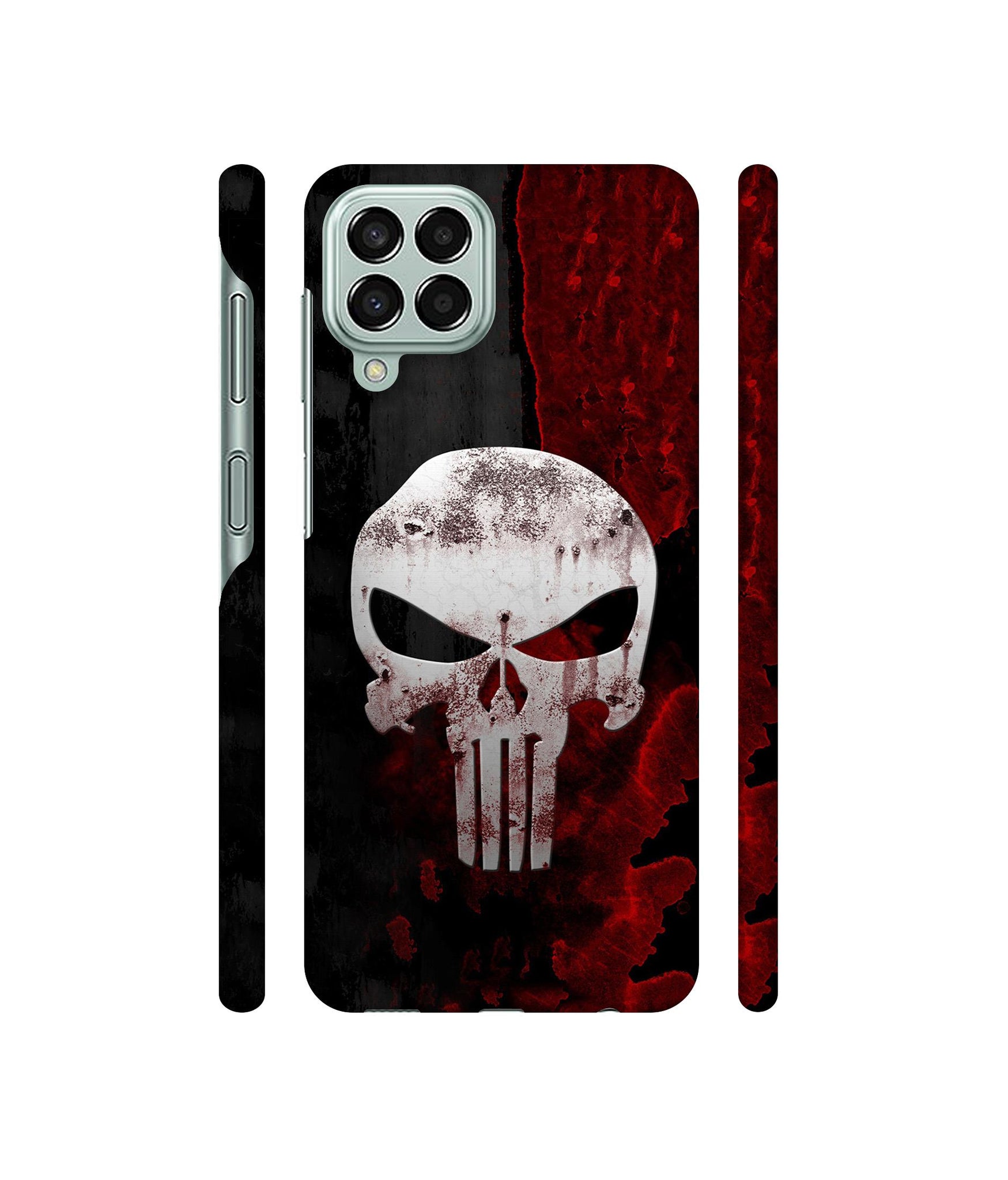 Punisher Skull Designer Hard Back Cover for Samsung Galaxy M33 5G