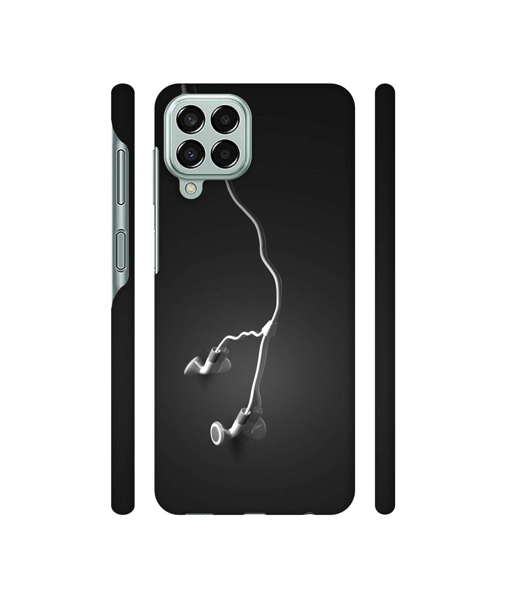 Headphone Designer Hard Back Cover for Samsung Galaxy M33 5G