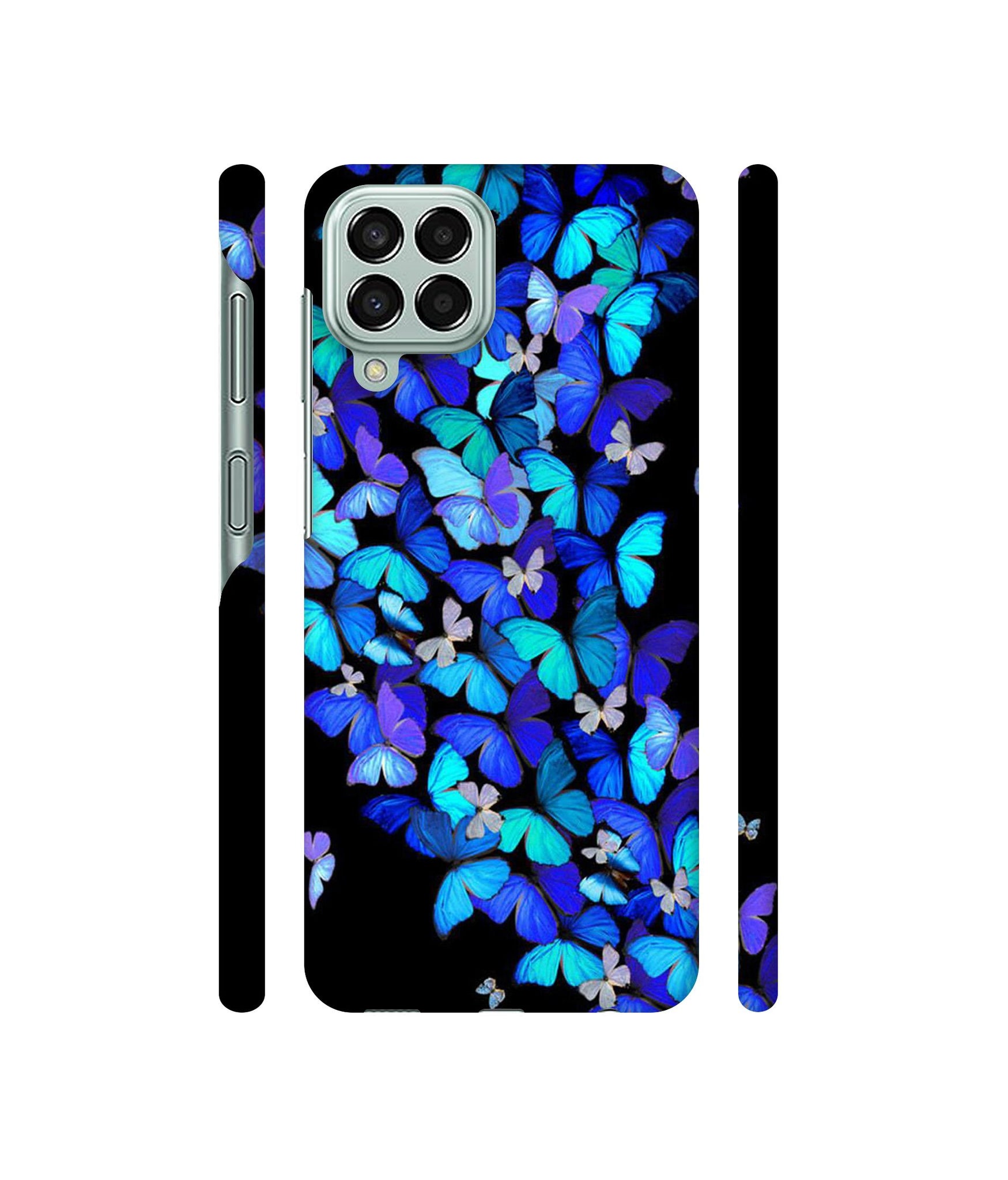 Butterfly Pattern Designer Hard Back Cover for Samsung Galaxy M33 5G