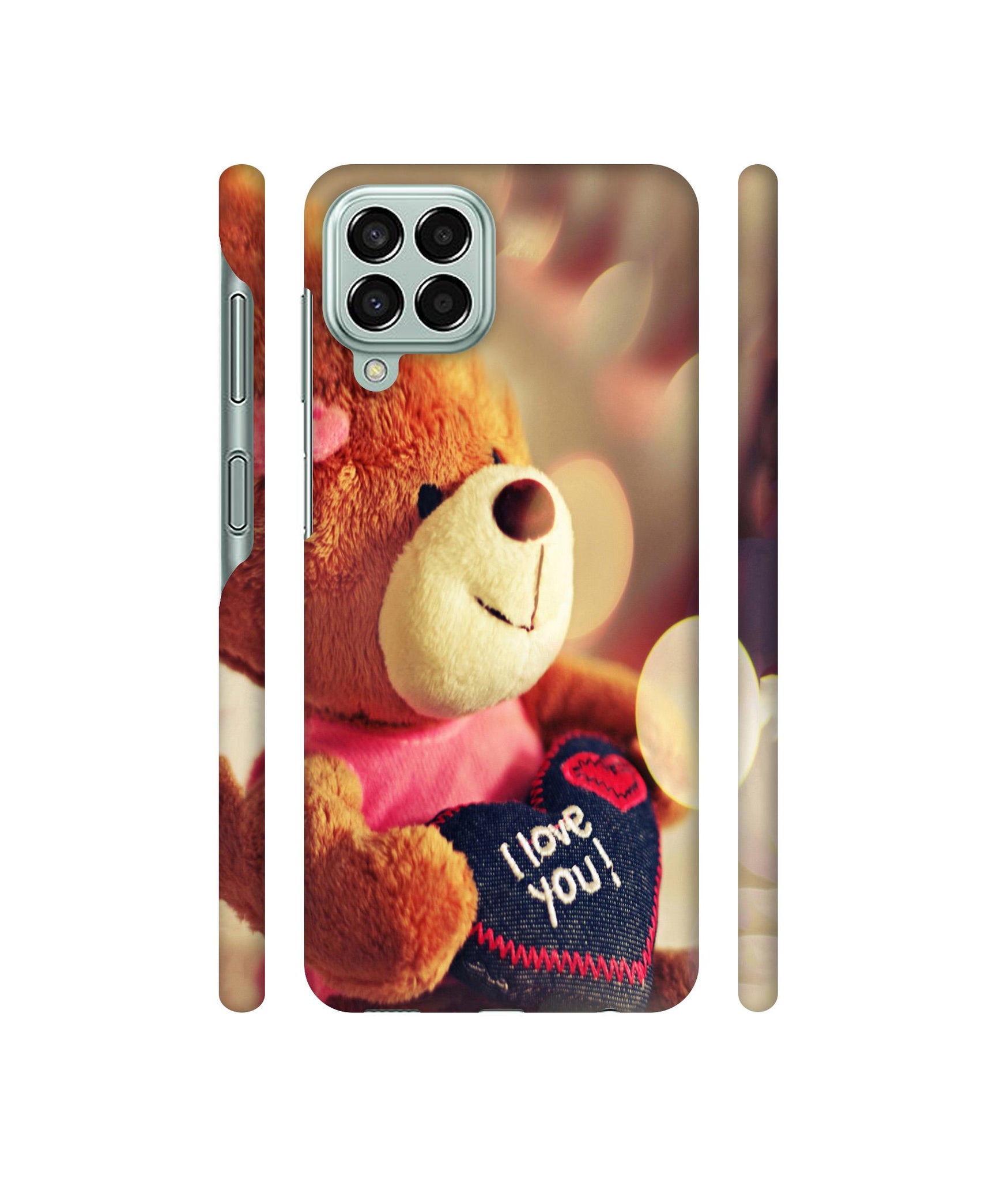 Teddy Bear Designer Hard Back Cover for Samsung Galaxy M33 5G
