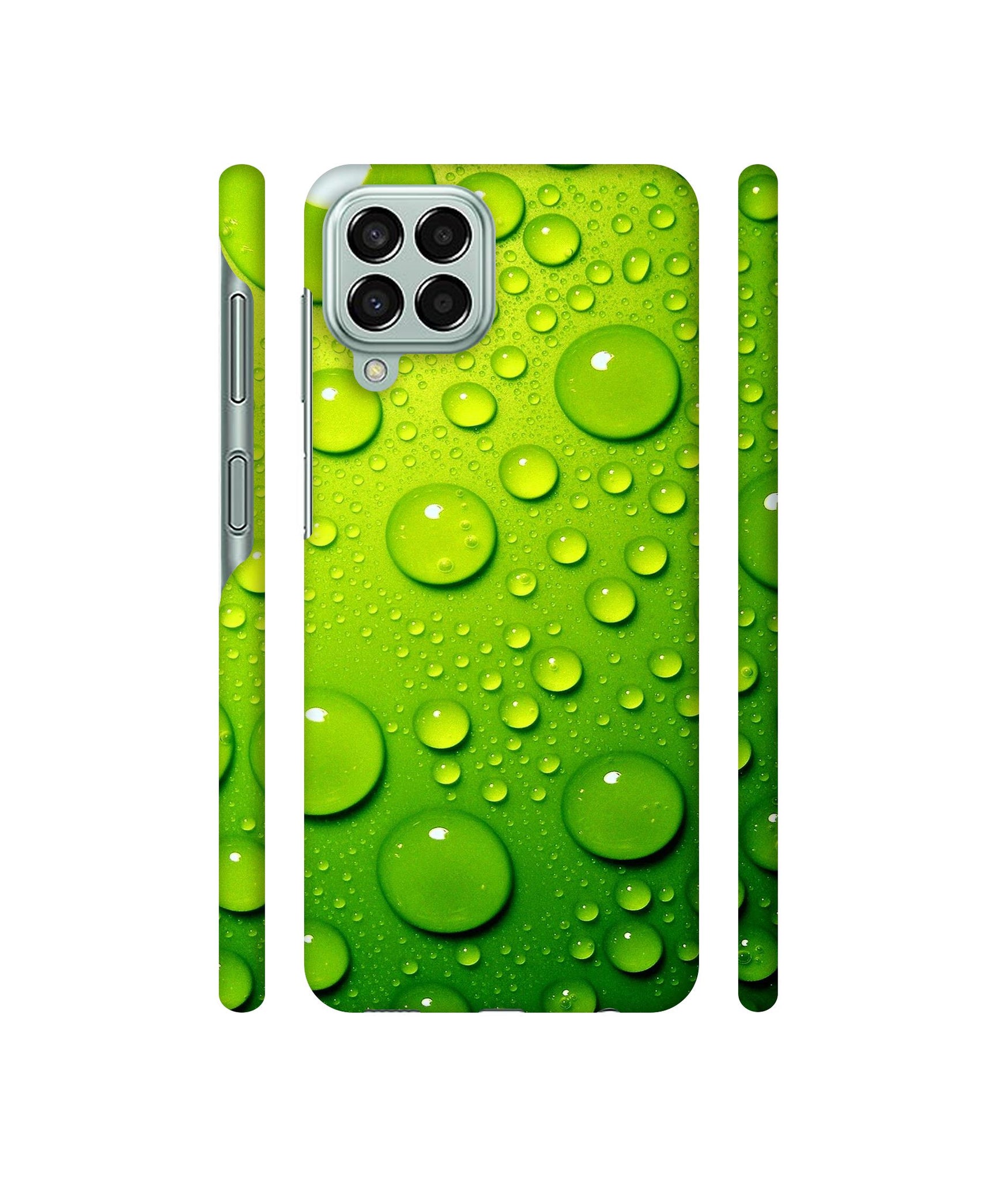 Green Bubbles Designer Hard Back Cover for Samsung Galaxy M33 5G