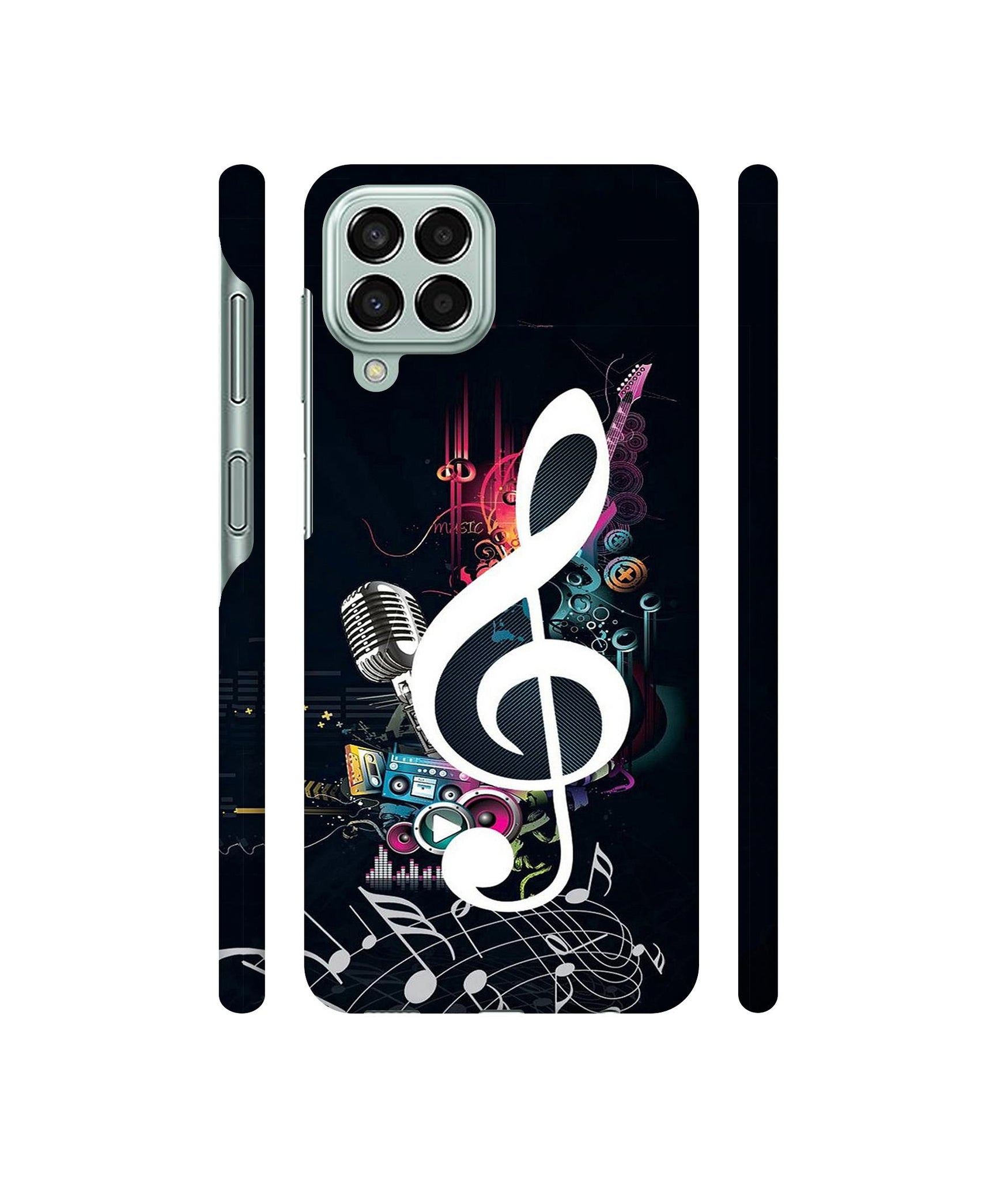 Mike and Music Designer Hard Back Cover for Samsung Galaxy M33 5G