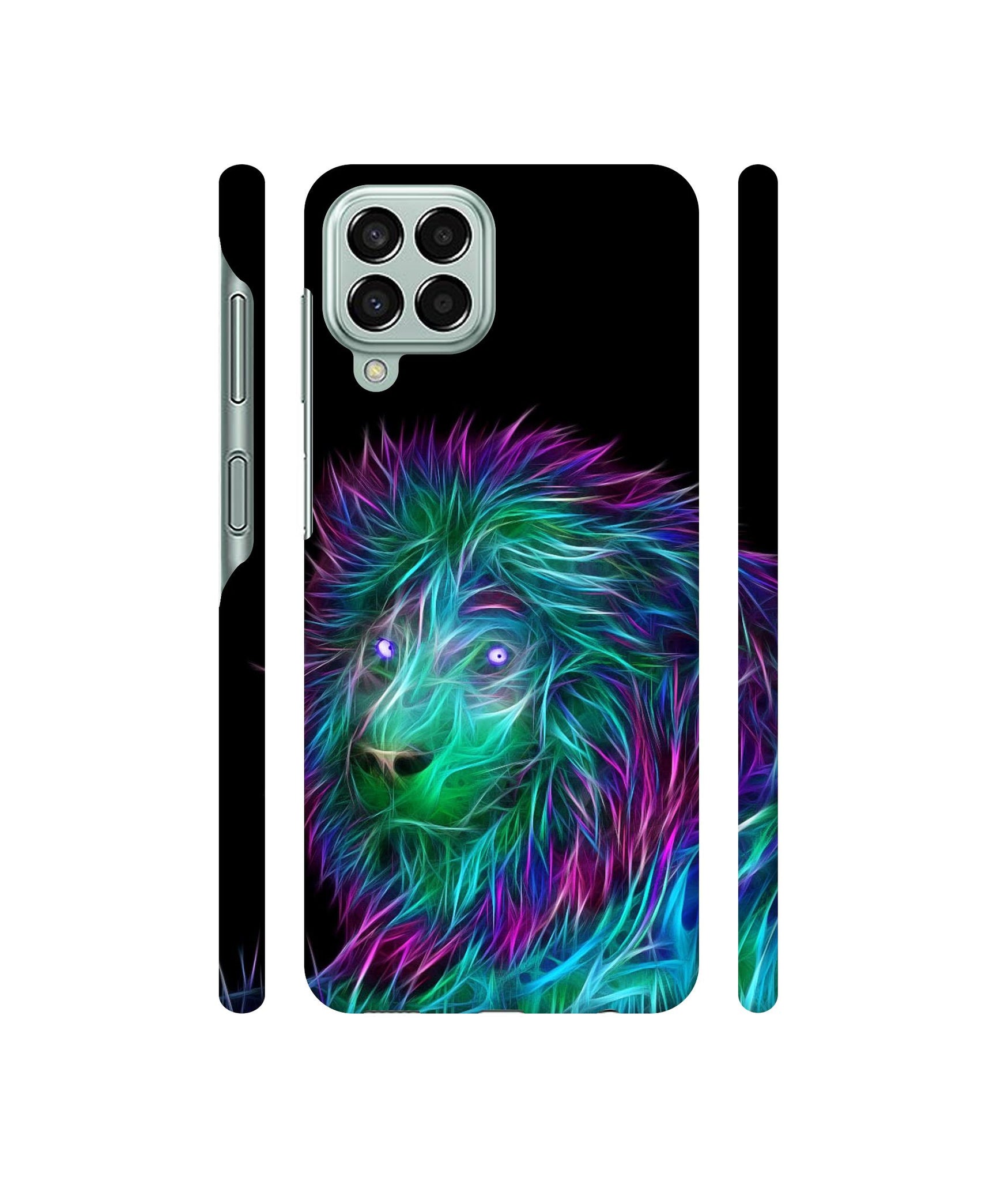 3D Lion Designer Hard Back Cover for Samsung Galaxy M33 5G