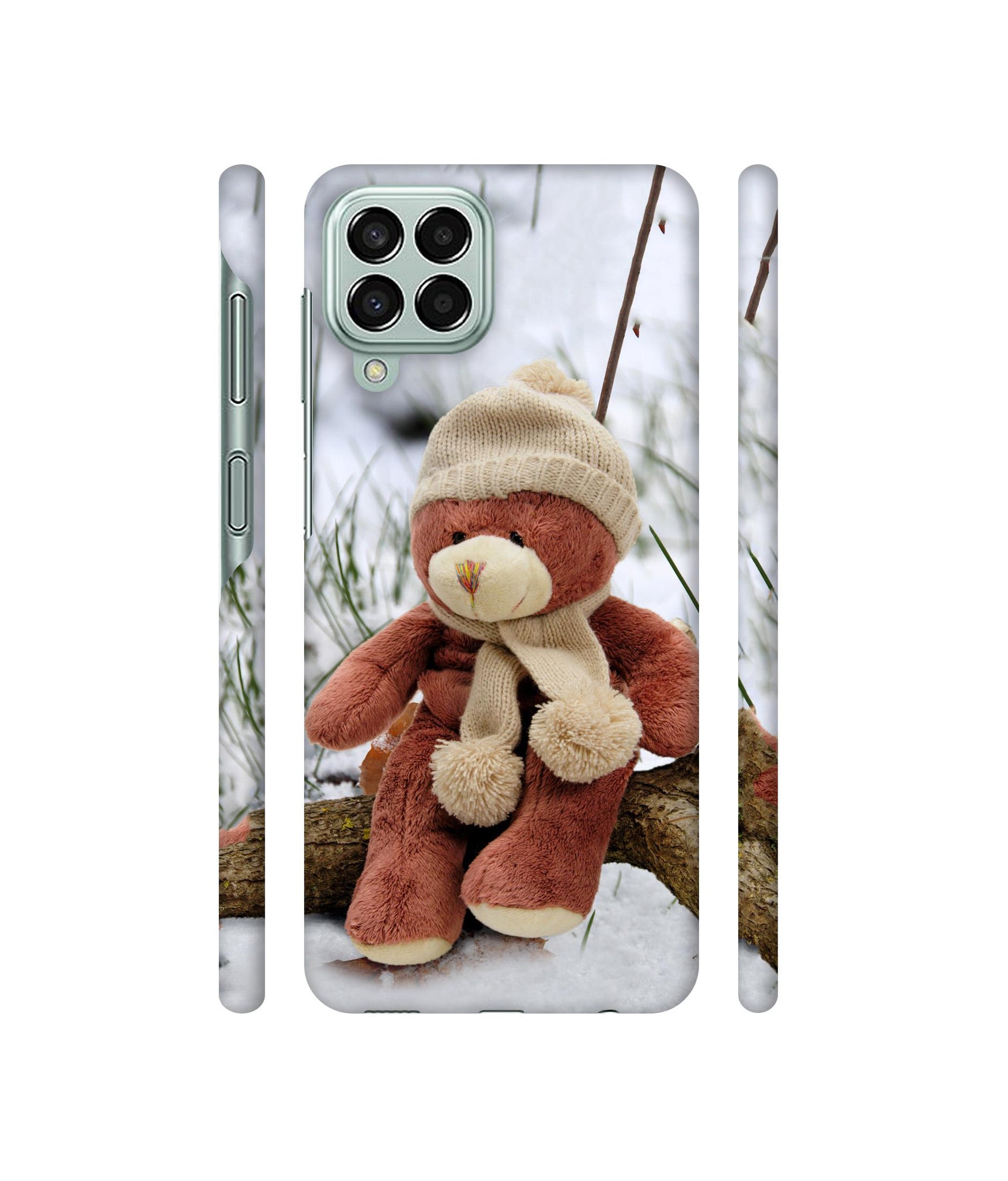 Woolen Bear Designer Hard Back Cover for Samsung Galaxy M33 5G