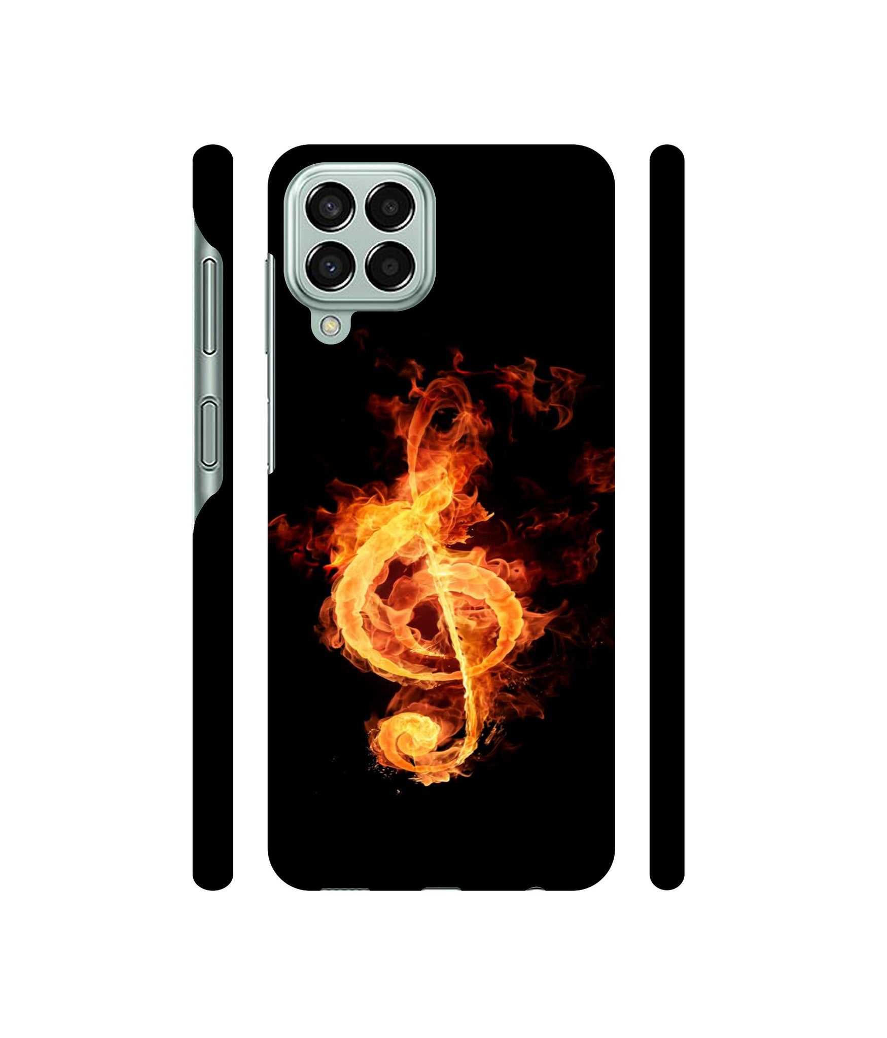 Fire Note Designer Hard Back Cover for Samsung Galaxy M33 5G