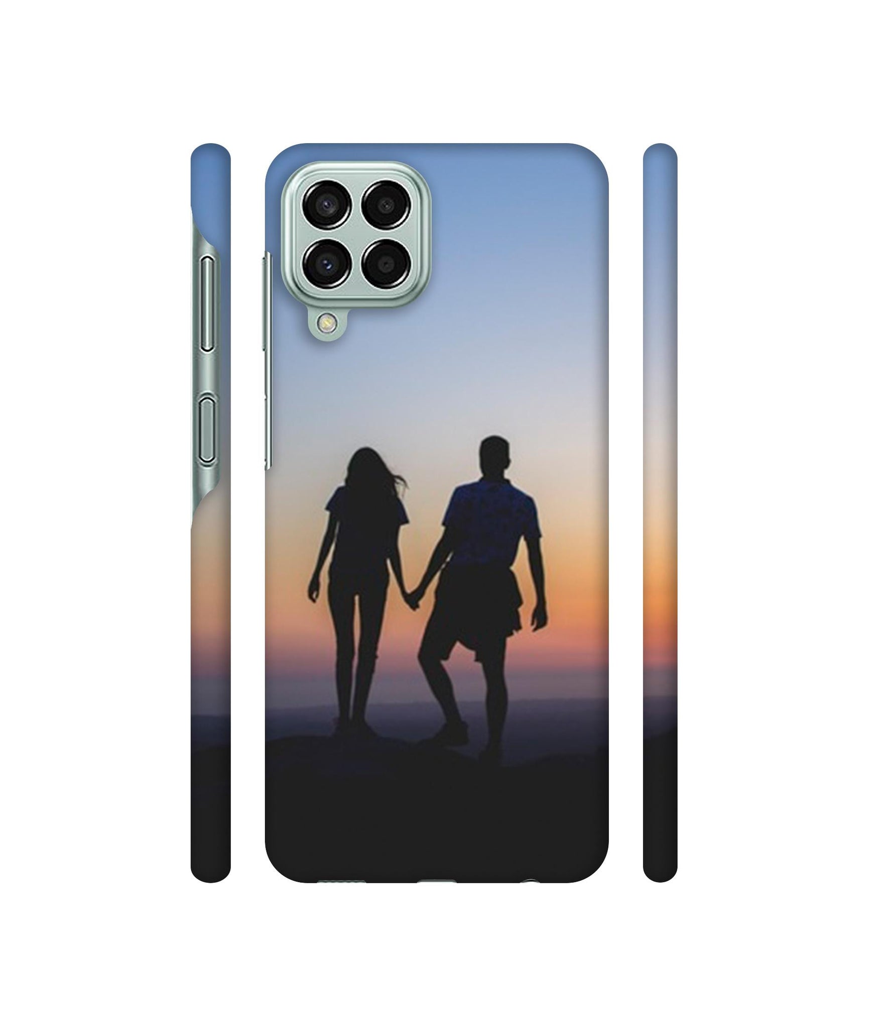 Couple On Beach Designer Hard Back Cover for Samsung Galaxy M33 5G